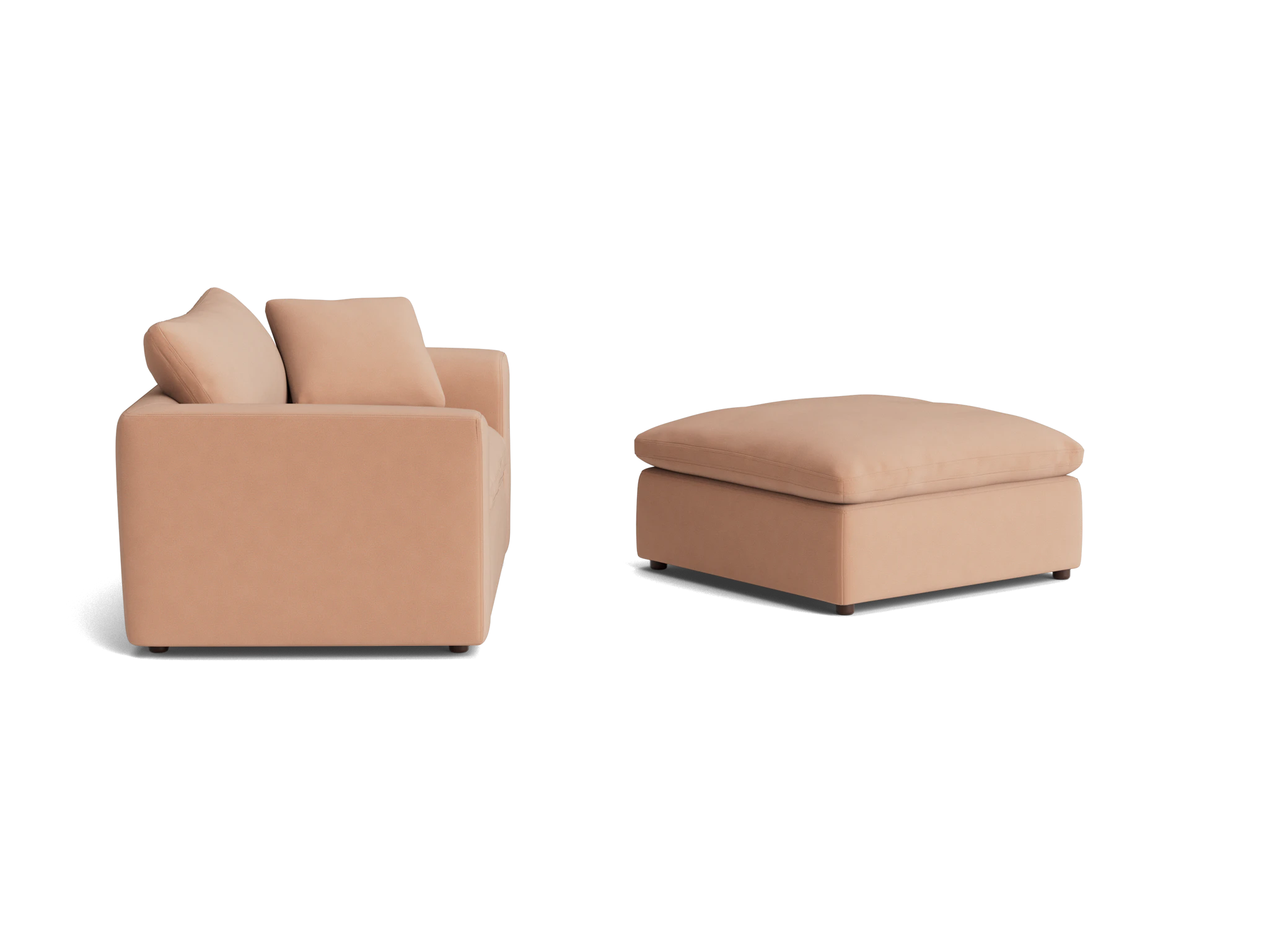 bryant chair and half ottoman caspiar chiffon