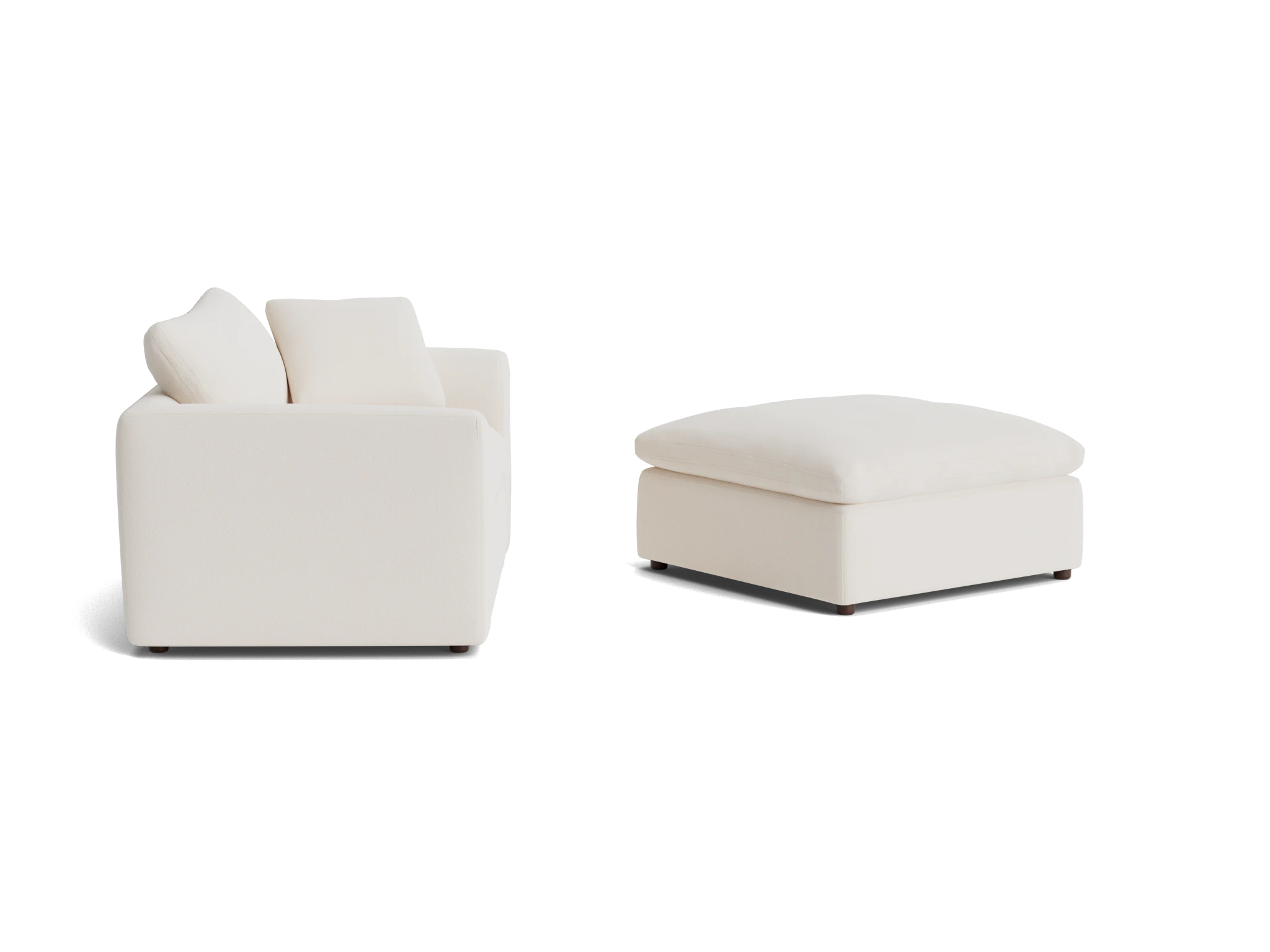 bryant chair and half ottoman caspiar ivory