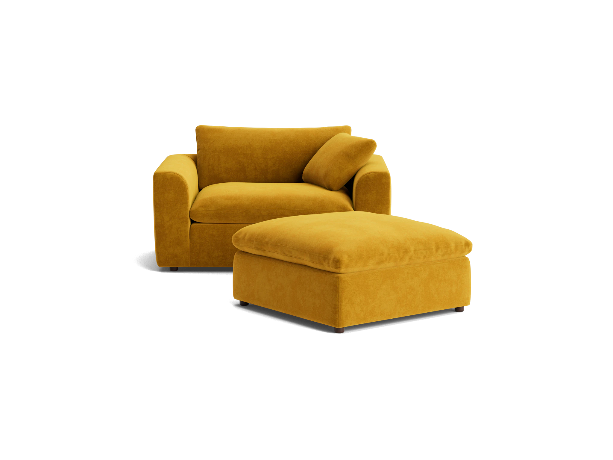 bryant chair and half ottoman harper amber gold