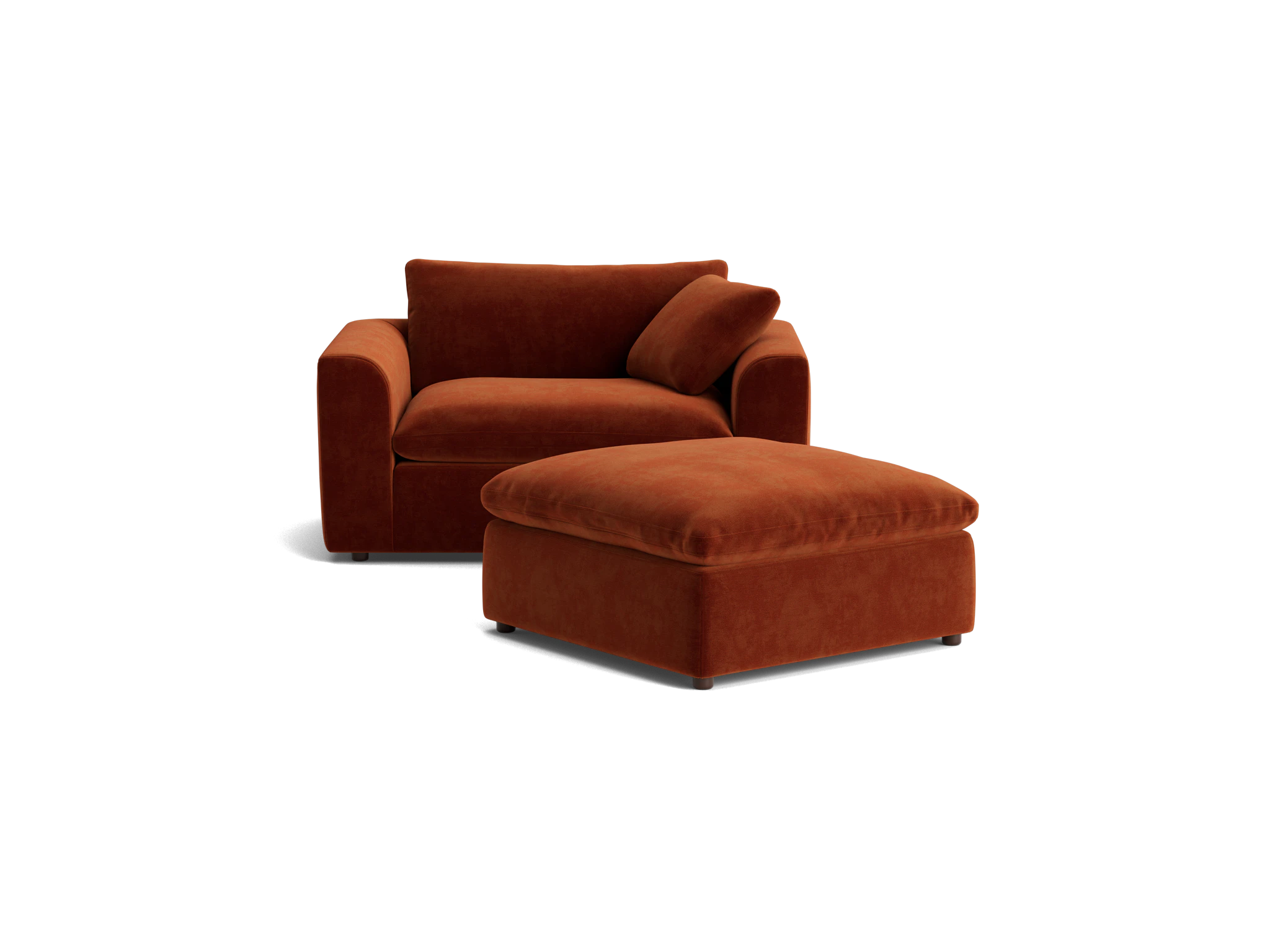 bryant chair and half ottoman harper cinnamon
