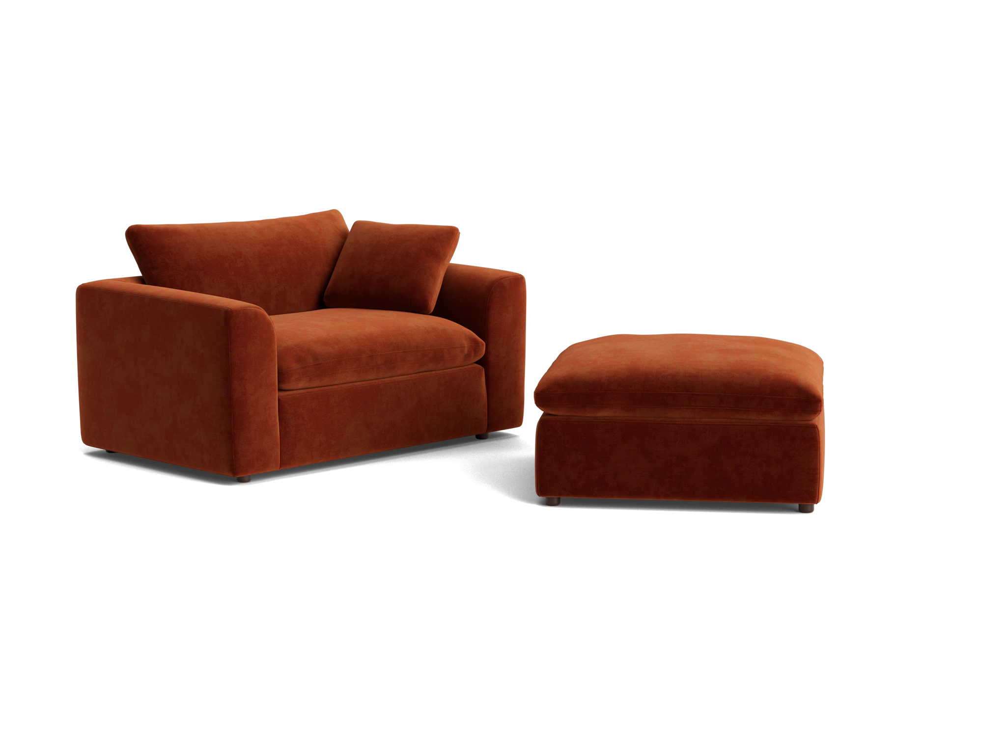 bryant chair and half ottoman harper cinnamon