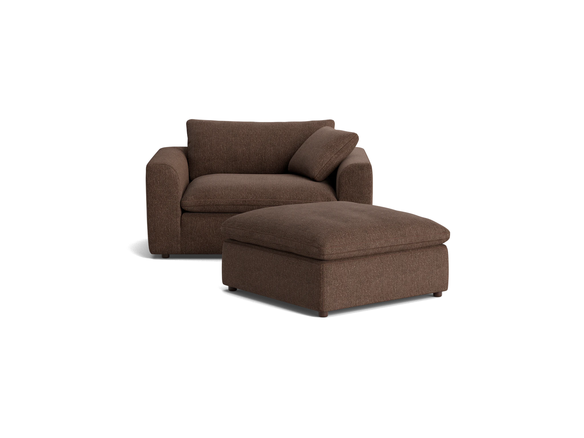 bryant chair and half ottoman resource truffle