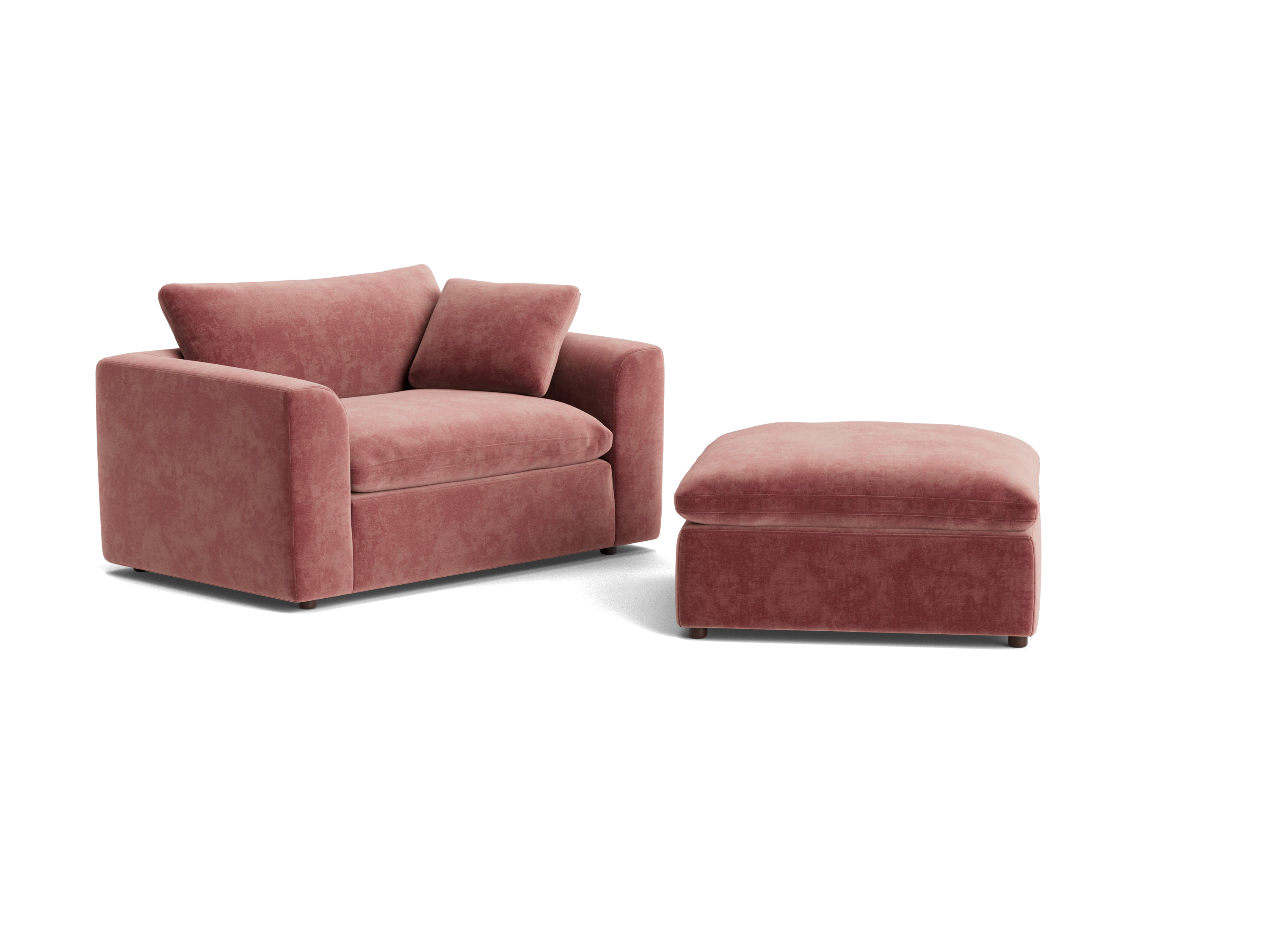 bryant chair and half ottoman harper desert rose