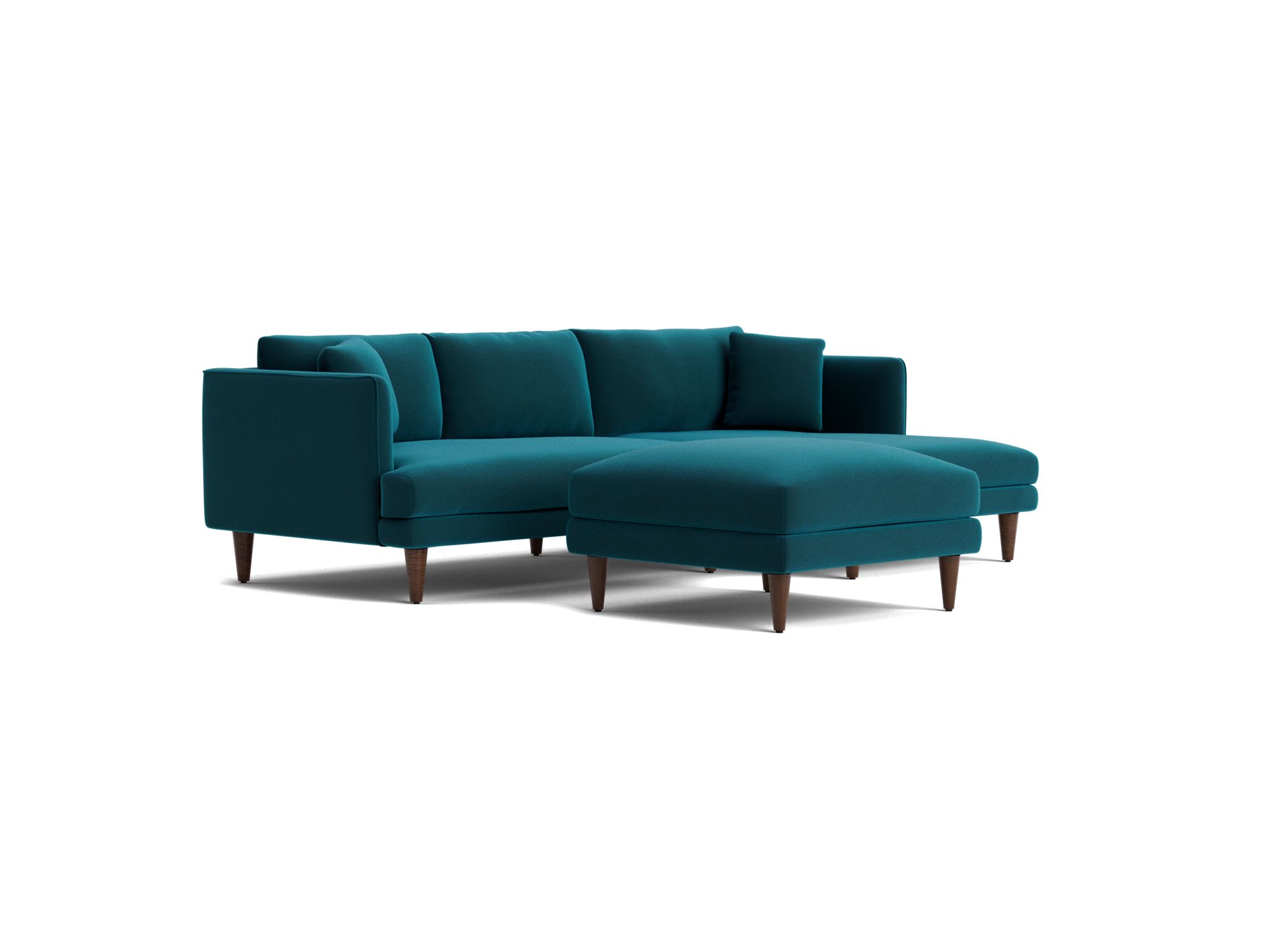 lewis sectional ottoman royale peacock