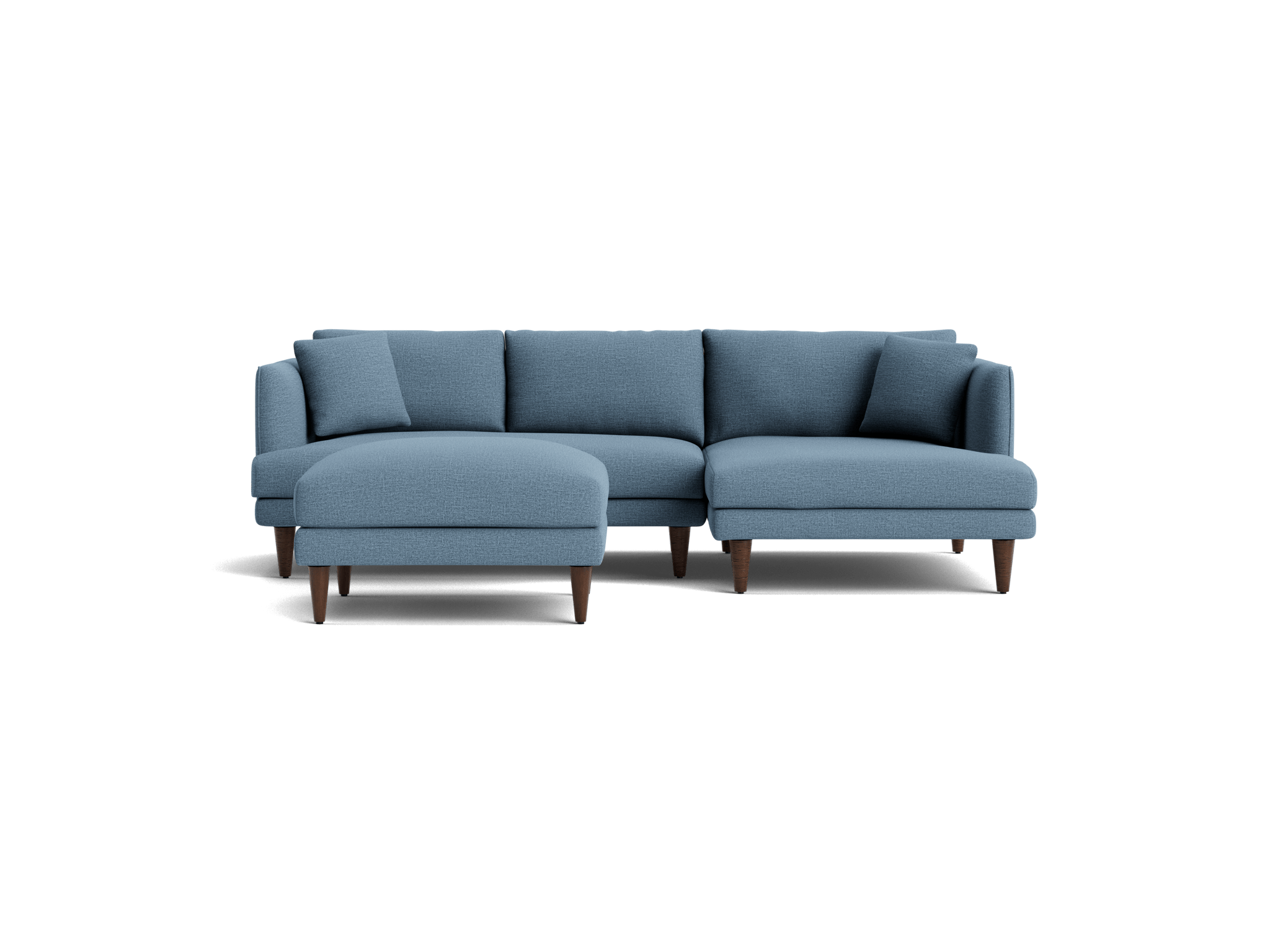 lewis sectional ottoman milo french blue