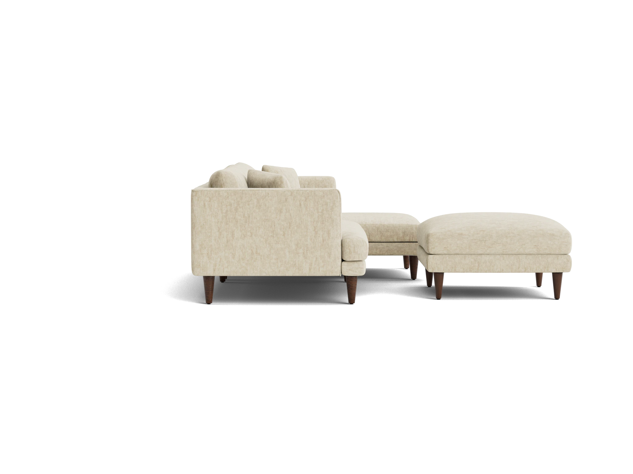 lewis sectional ottoman crave irish cream