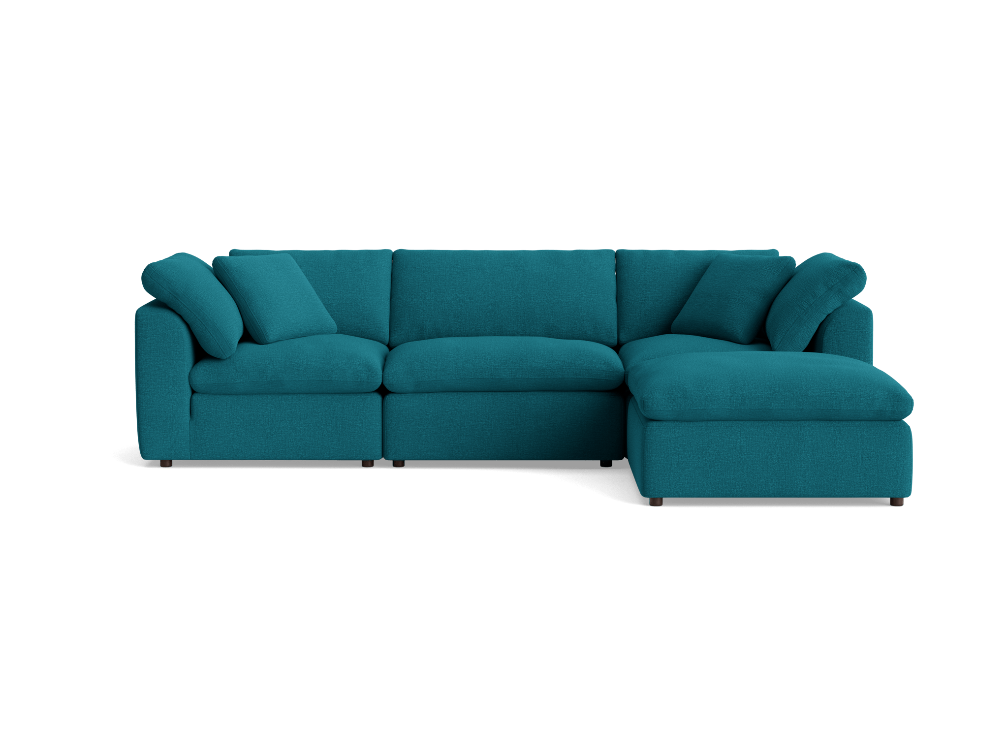 bryant modular sofa ottoman key largo zenith teal