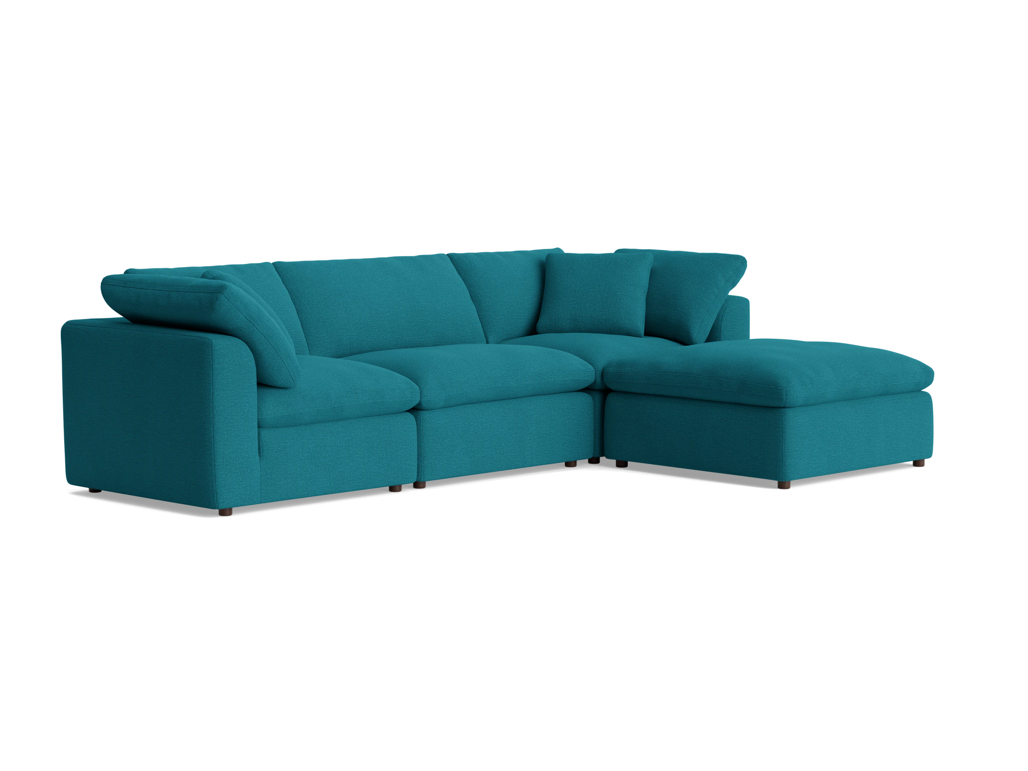 bryant modular sofa ottoman key largo zenith teal