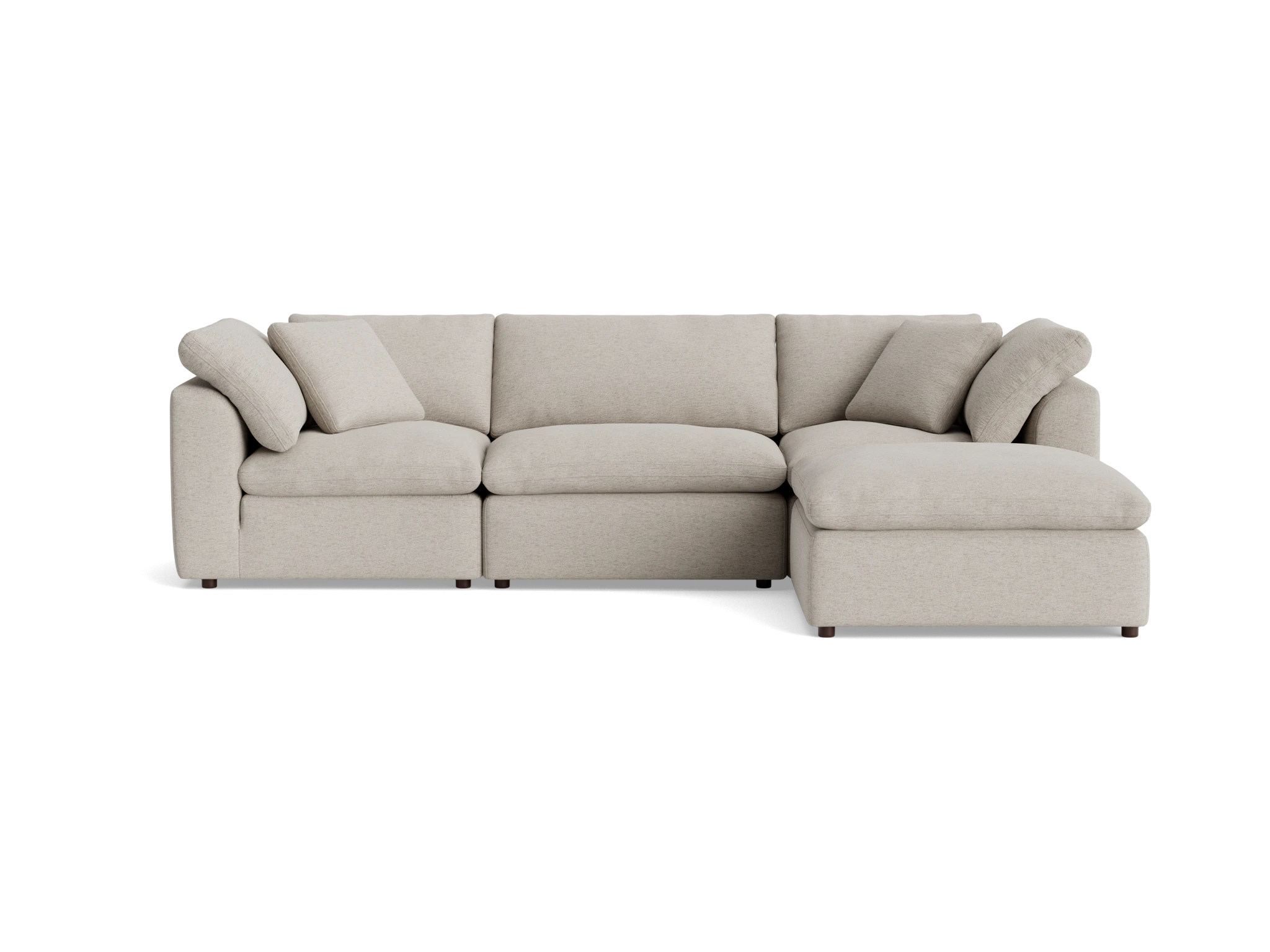 bryant modular sofa ottoman merit dove