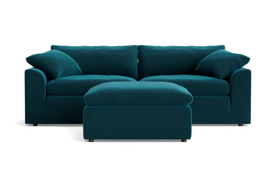 bryant sofa ottoman royale peacock