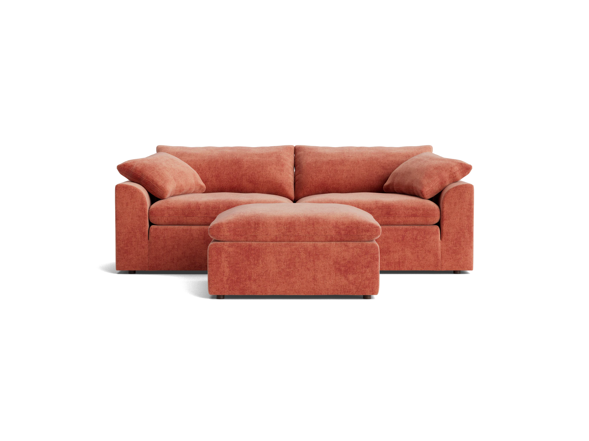 bryant sofa ottoman plush terra rose