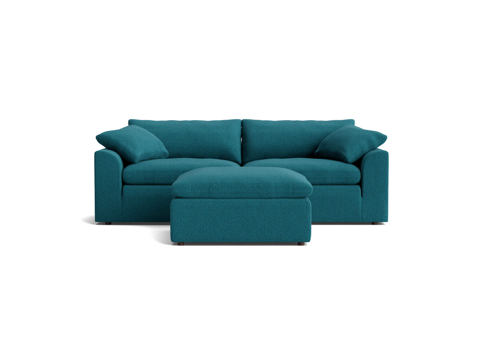 bryant sofa ottoman sunbrella loft lagoon