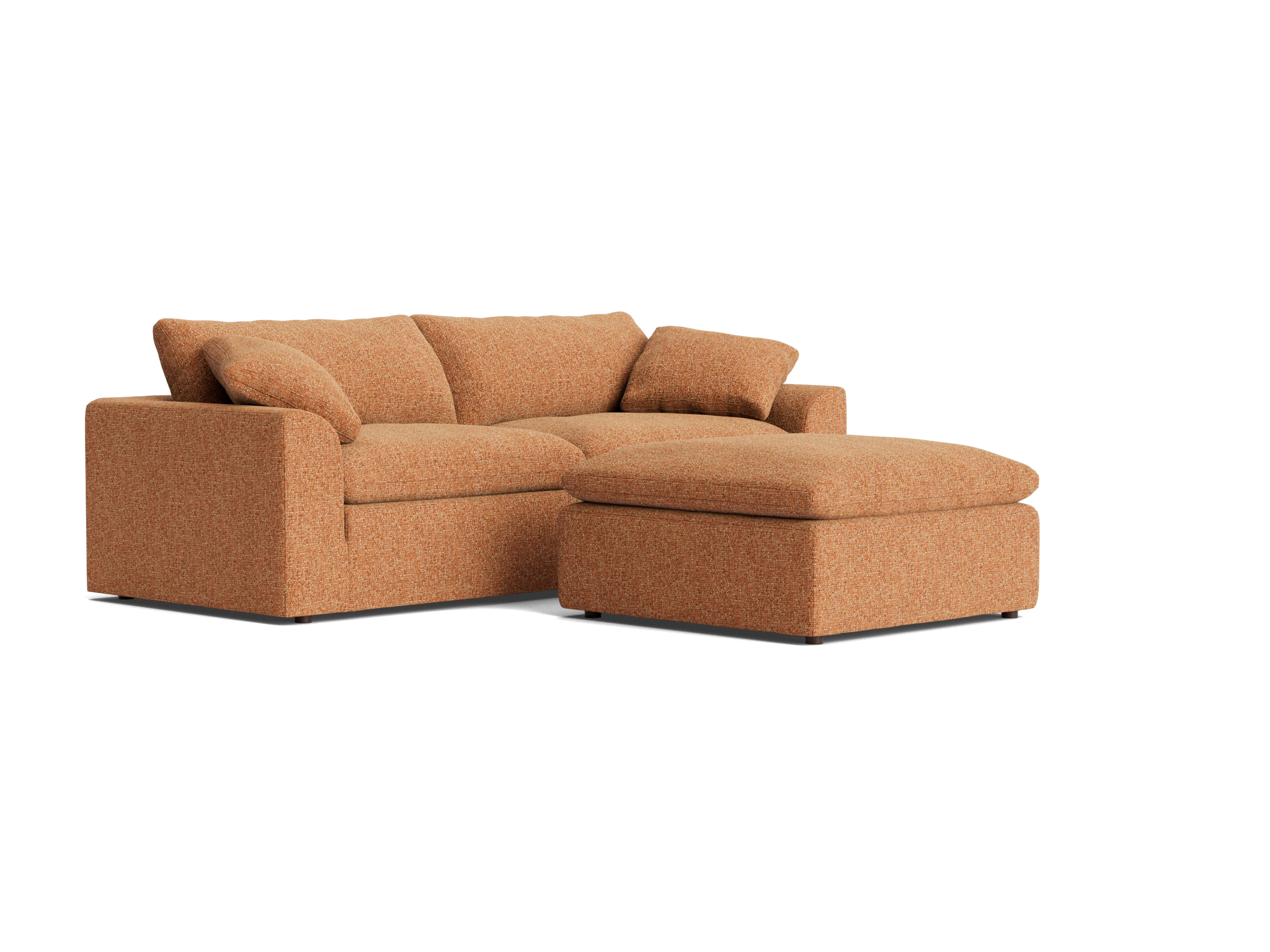 bryant sofa ottoman bungalow pantone glazed ginger
