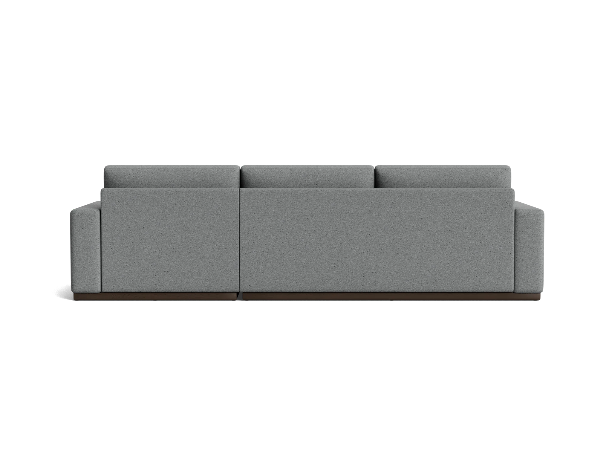 holt sectional with storage ottoman essence ash