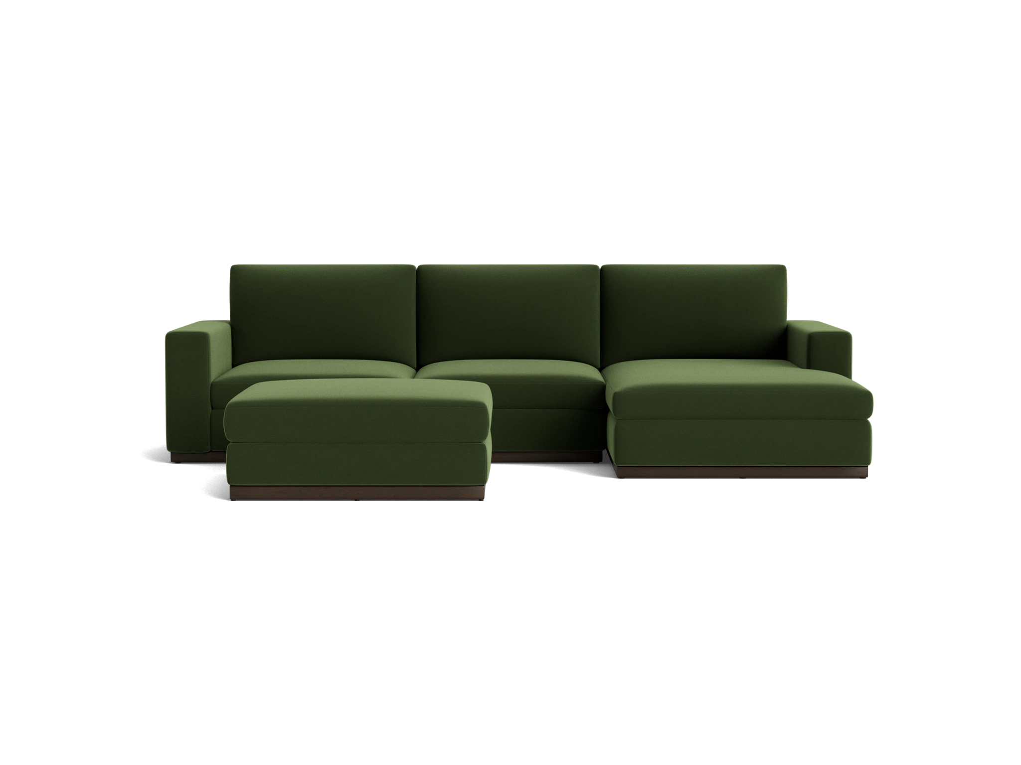 holt sectional with storage ottoman royale forest