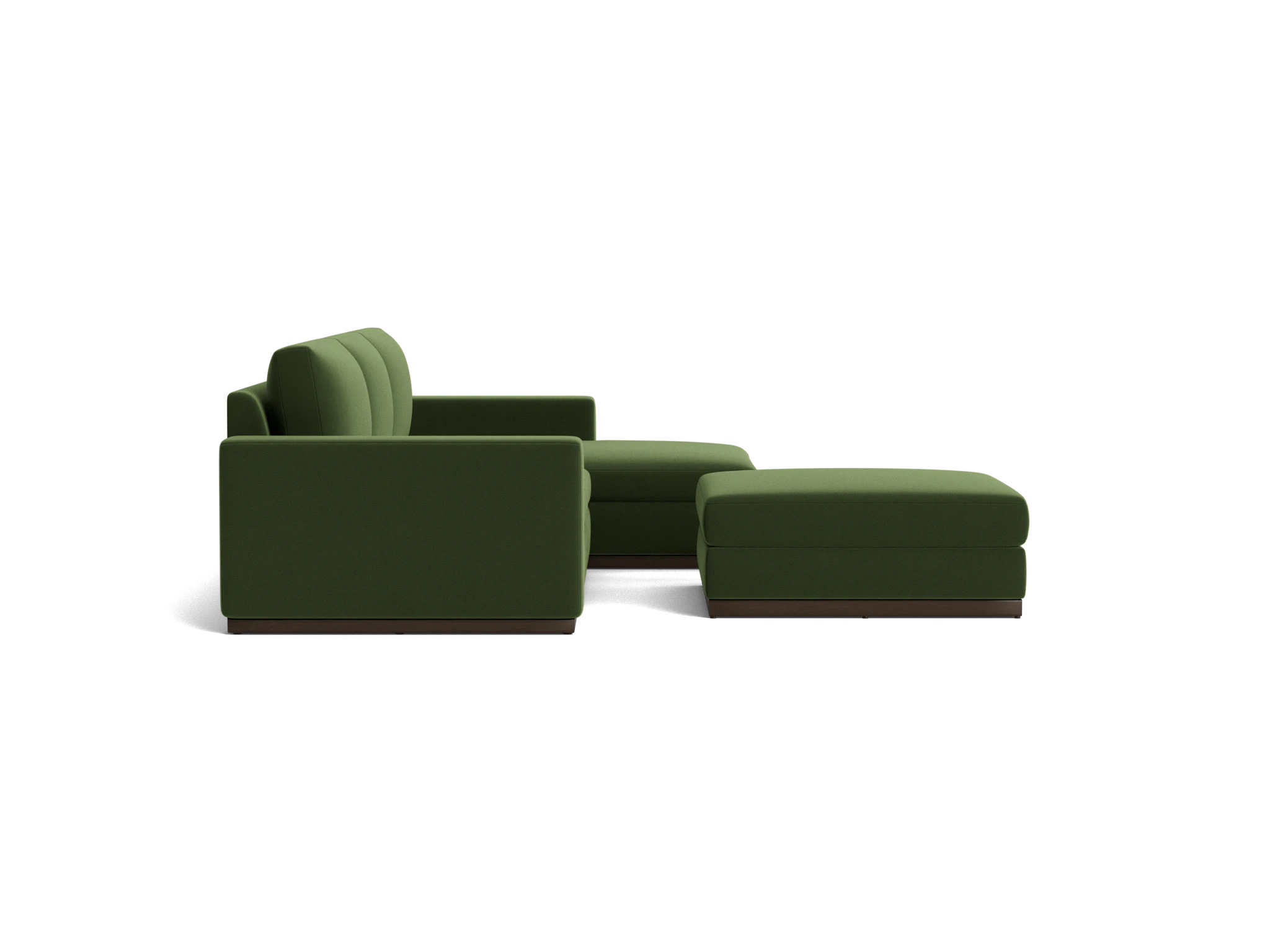 holt sectional with storage ottoman royale forest