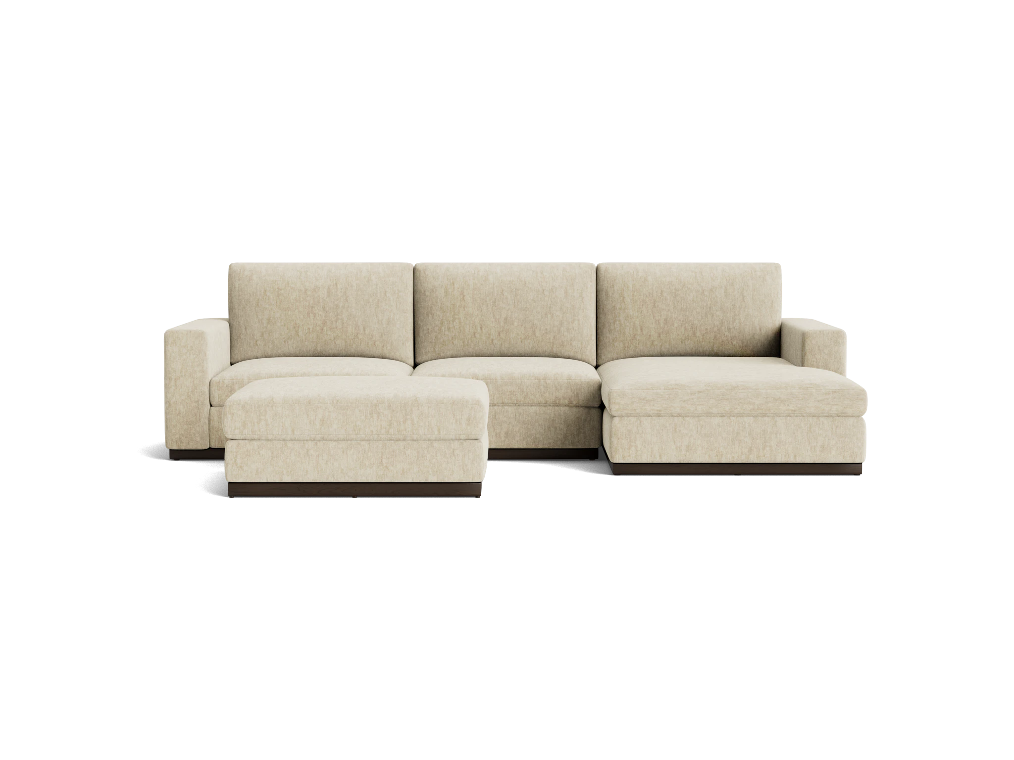 holt sectional with storage ottoman crave irish cream