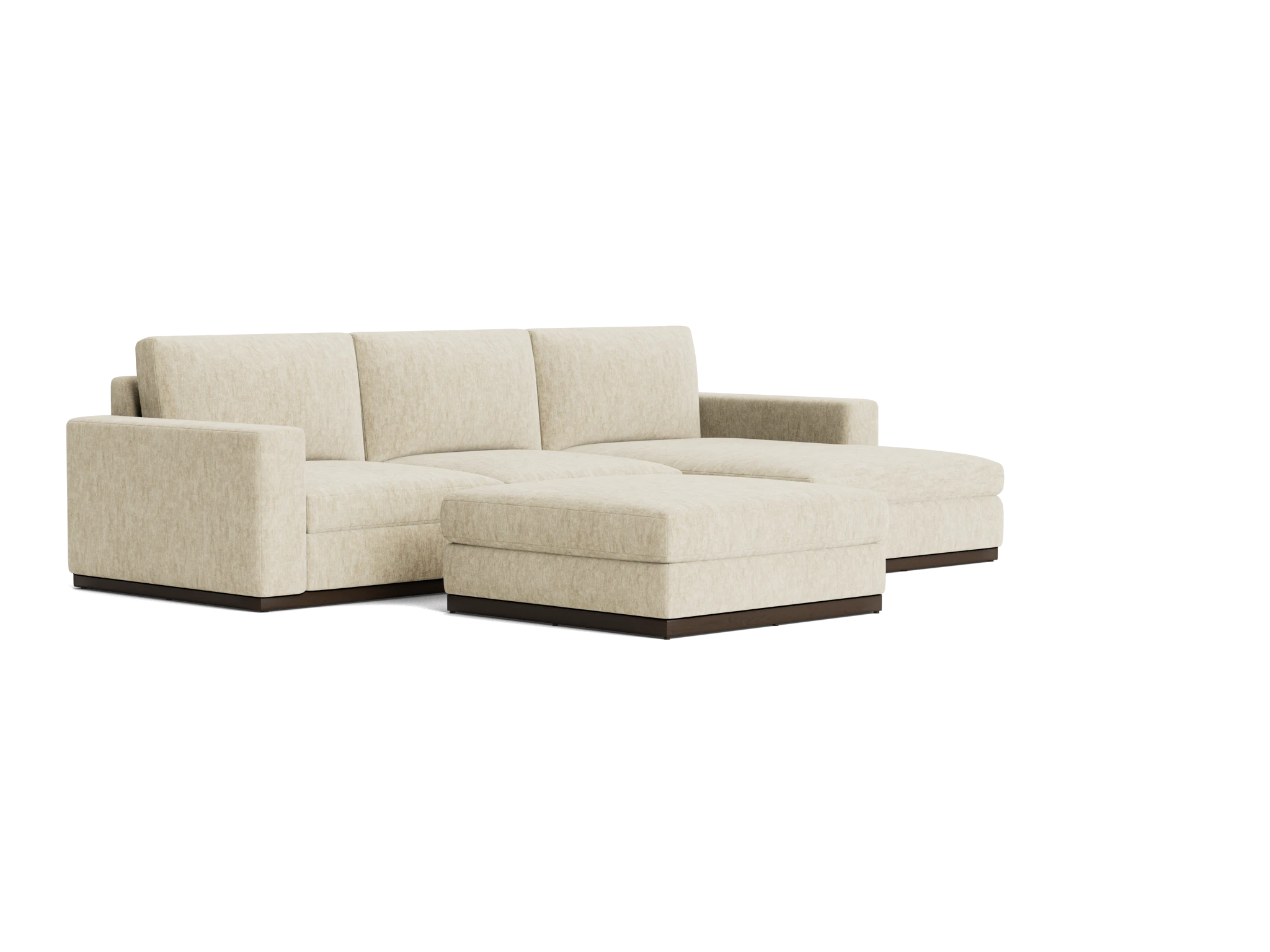 holt sectional with storage ottoman crave irish cream