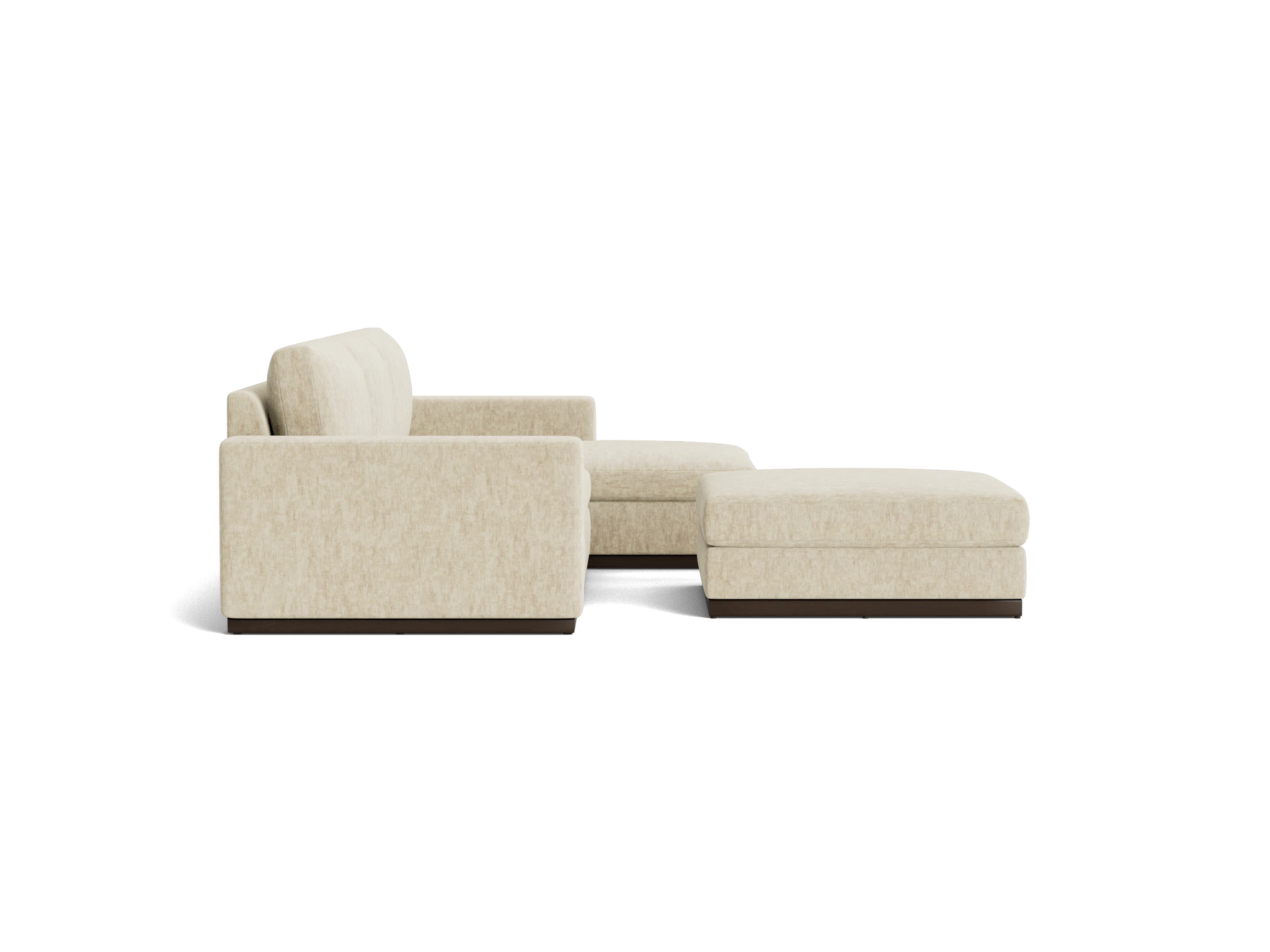 holt sectional with storage ottoman crave irish cream