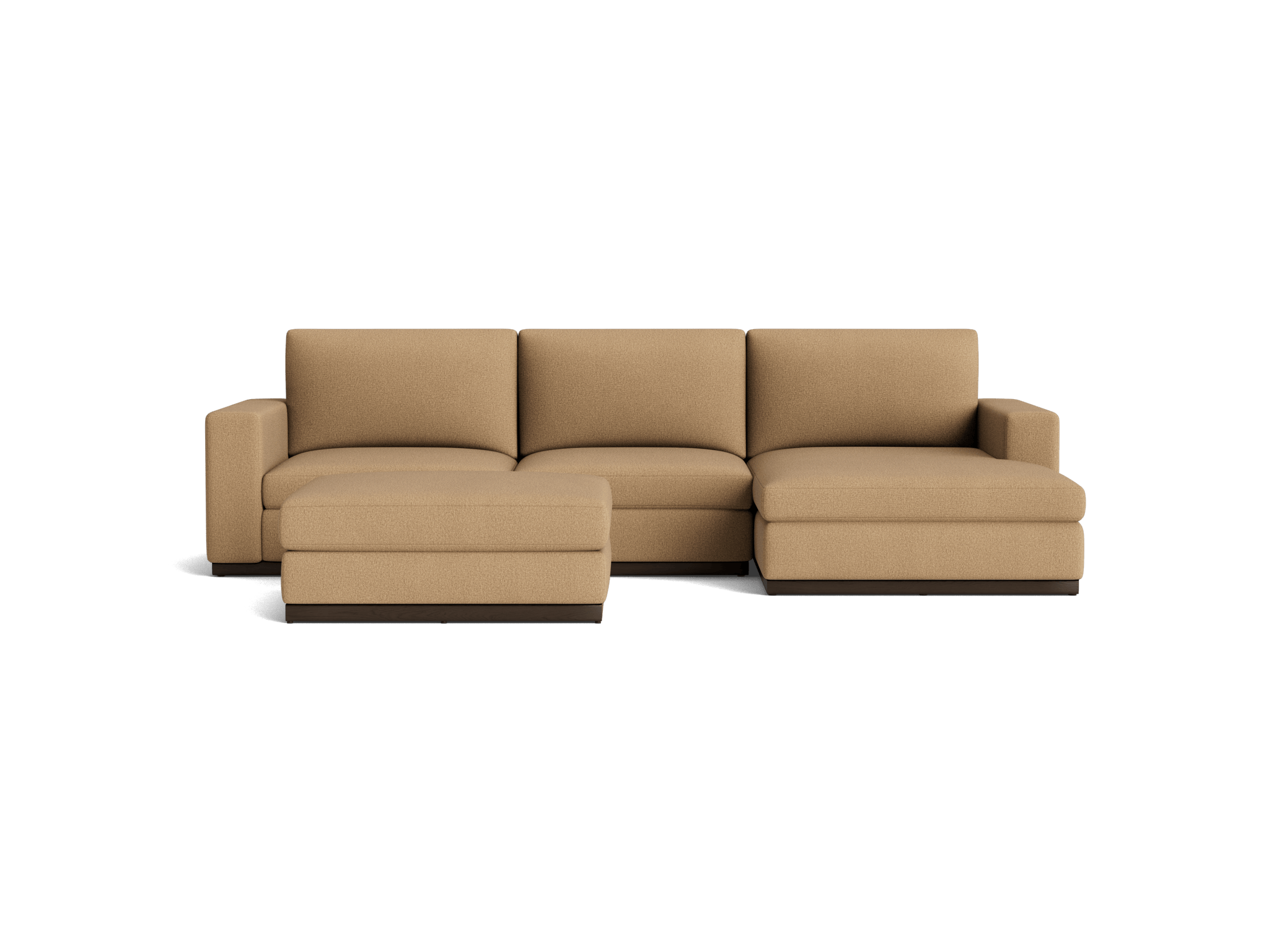 holt sectional with storage ottoman faithful sand