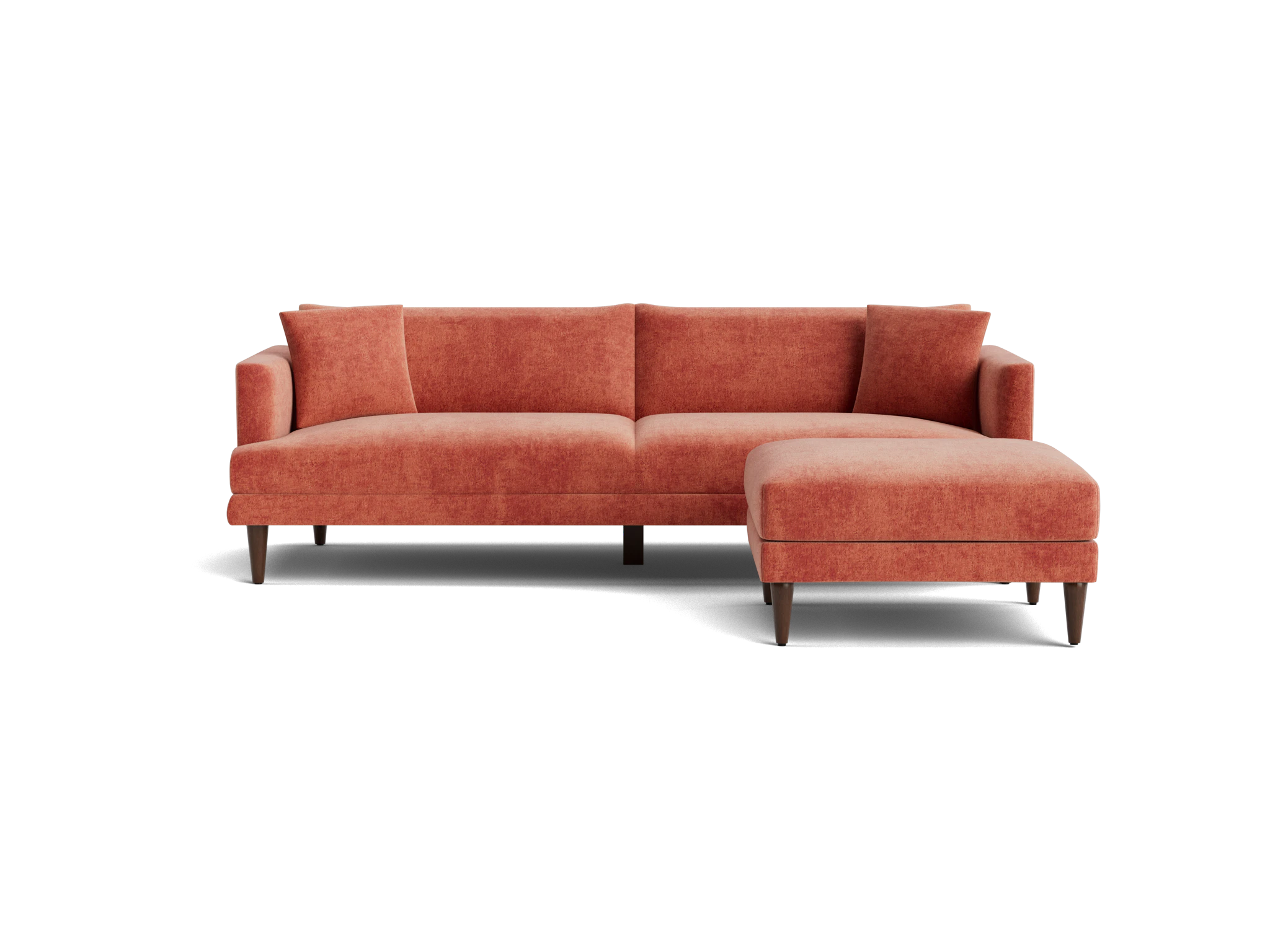 lewis grand sofa ottoman plush terra rose
