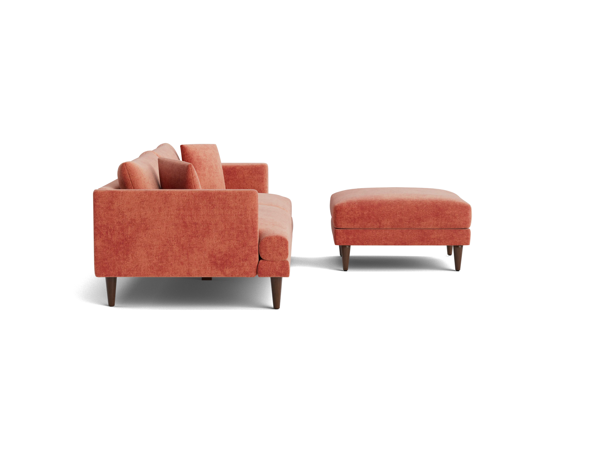 lewis grand sofa ottoman plush terra rose