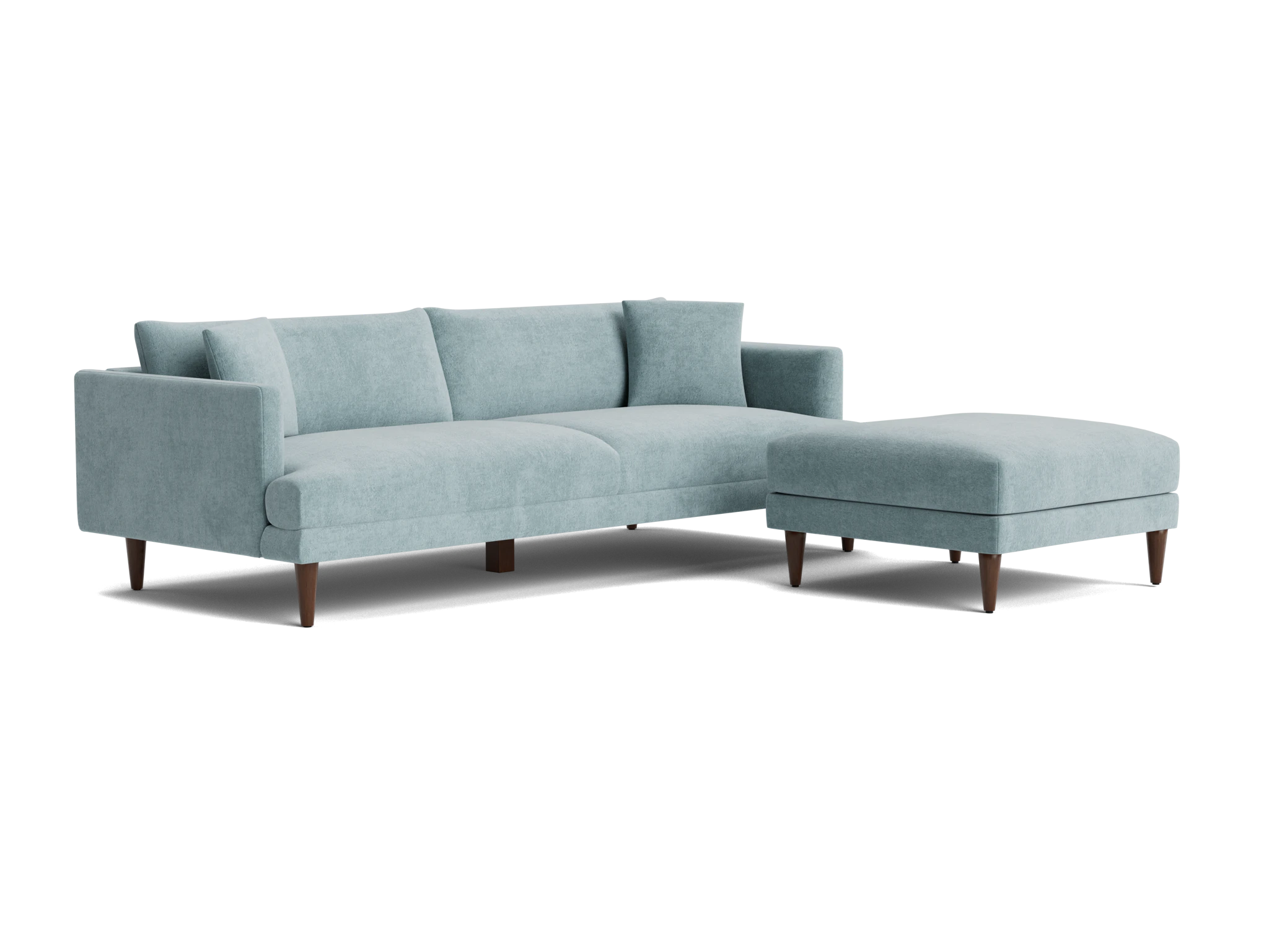 lewis grand sofa ottoman plush mist