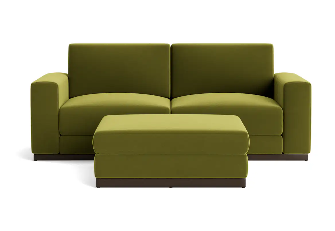 holt sofa ottoman royale apple