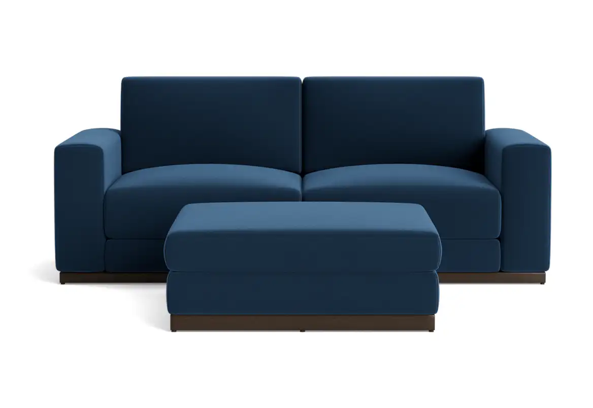 holt sofa ottoman royale cobalt