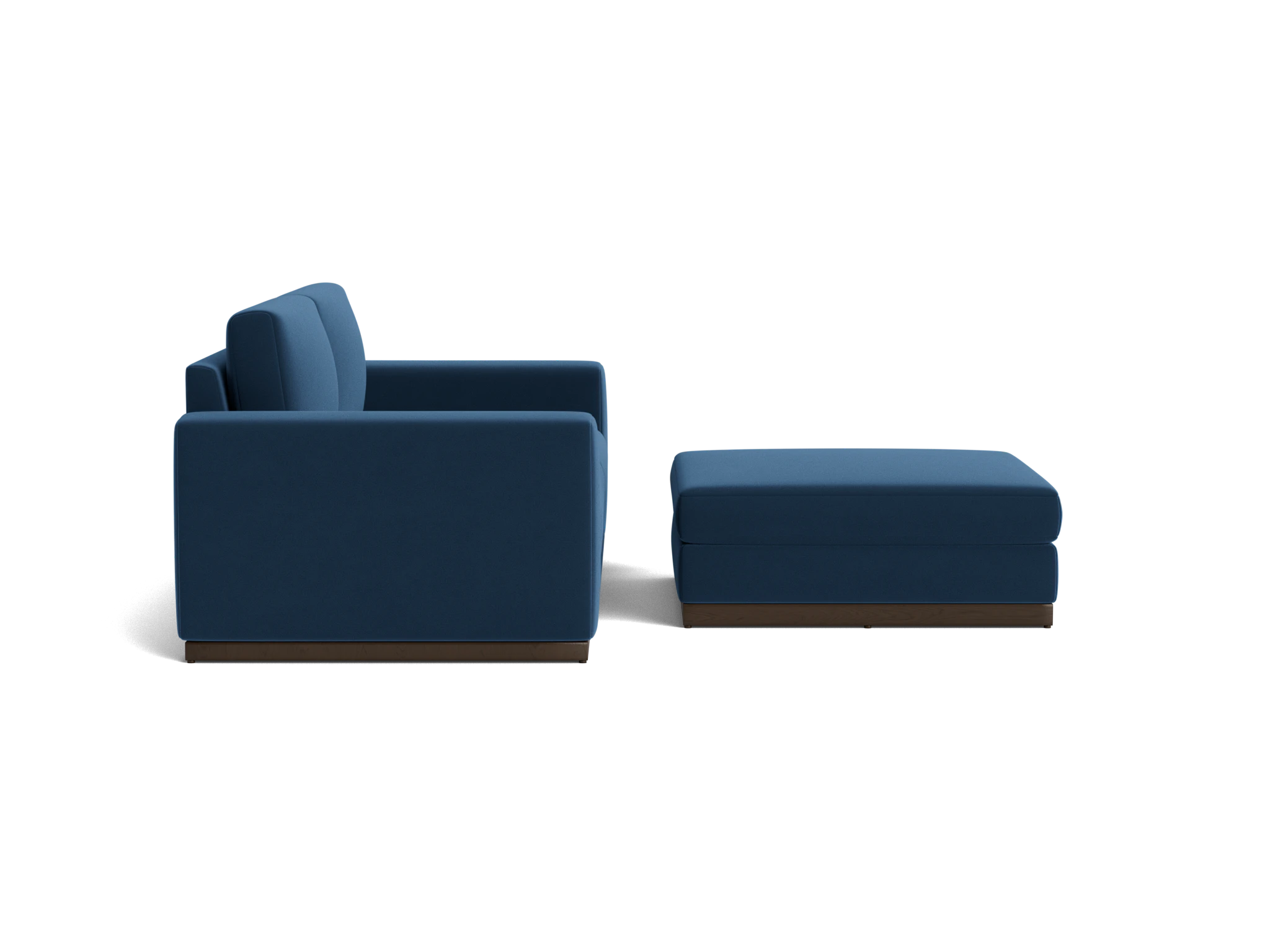 holt sofa ottoman royale cobalt