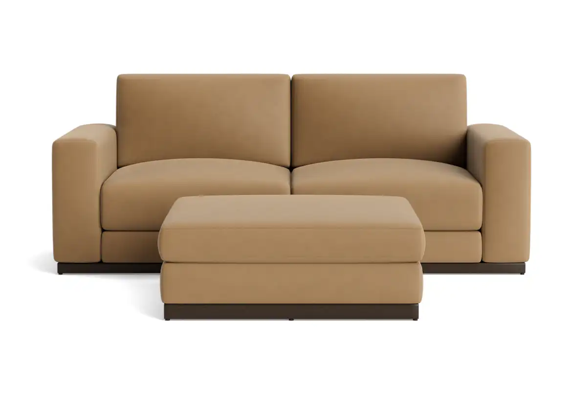 holt sofa ottoman washed california biscuit