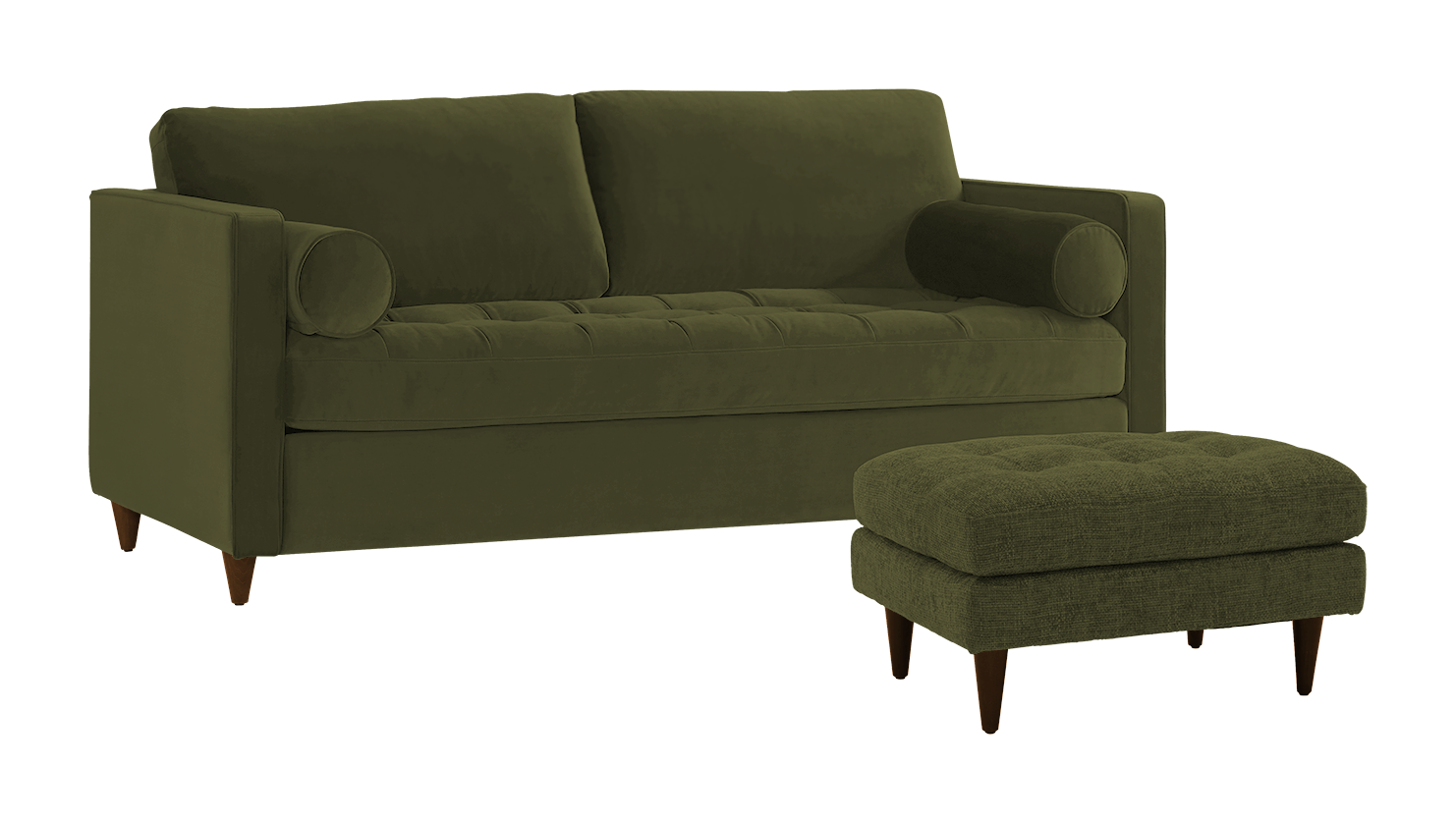 briar sleeper sofa ottoman faithful olive