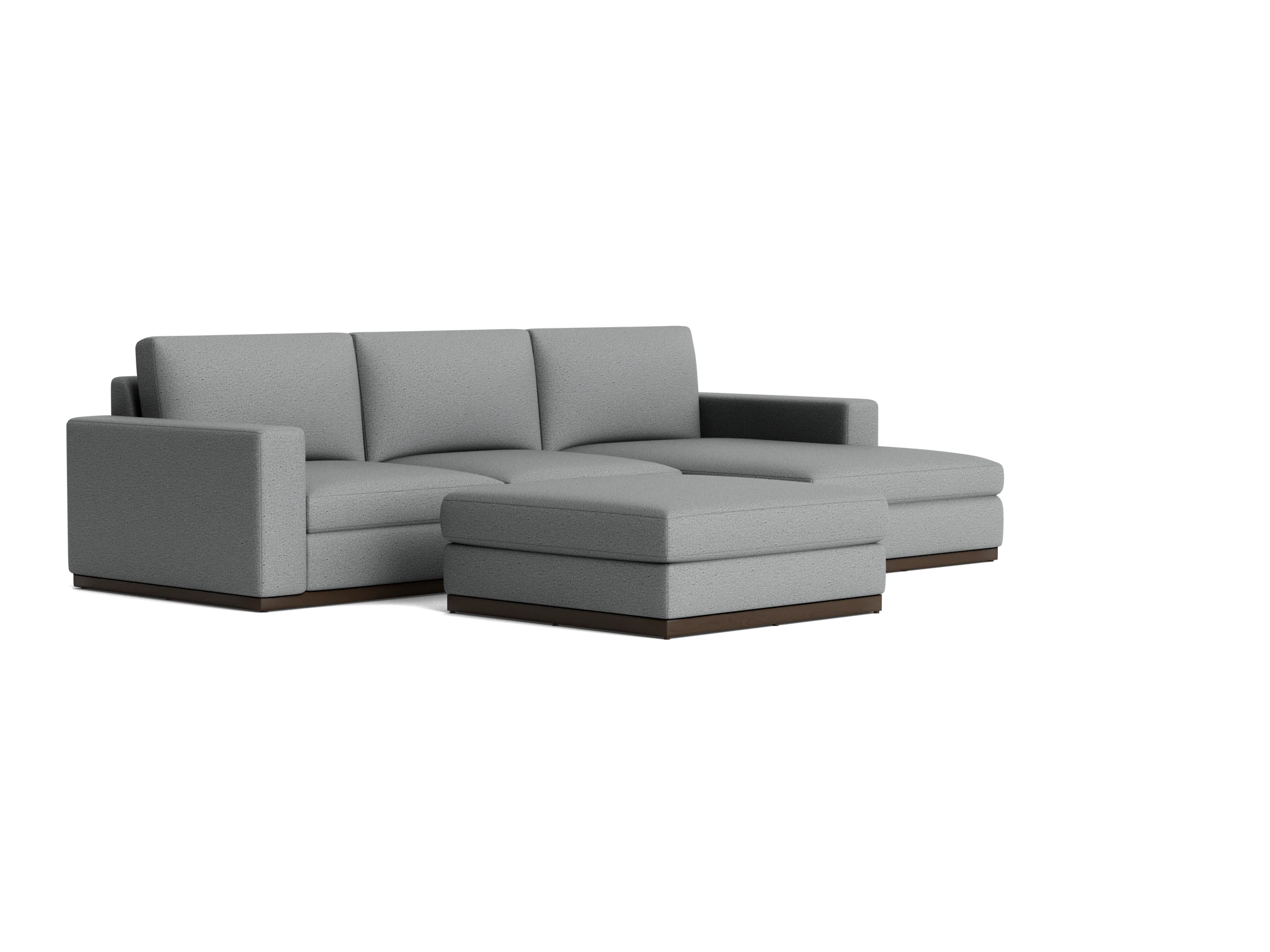 holt sectional ottoman essence ash