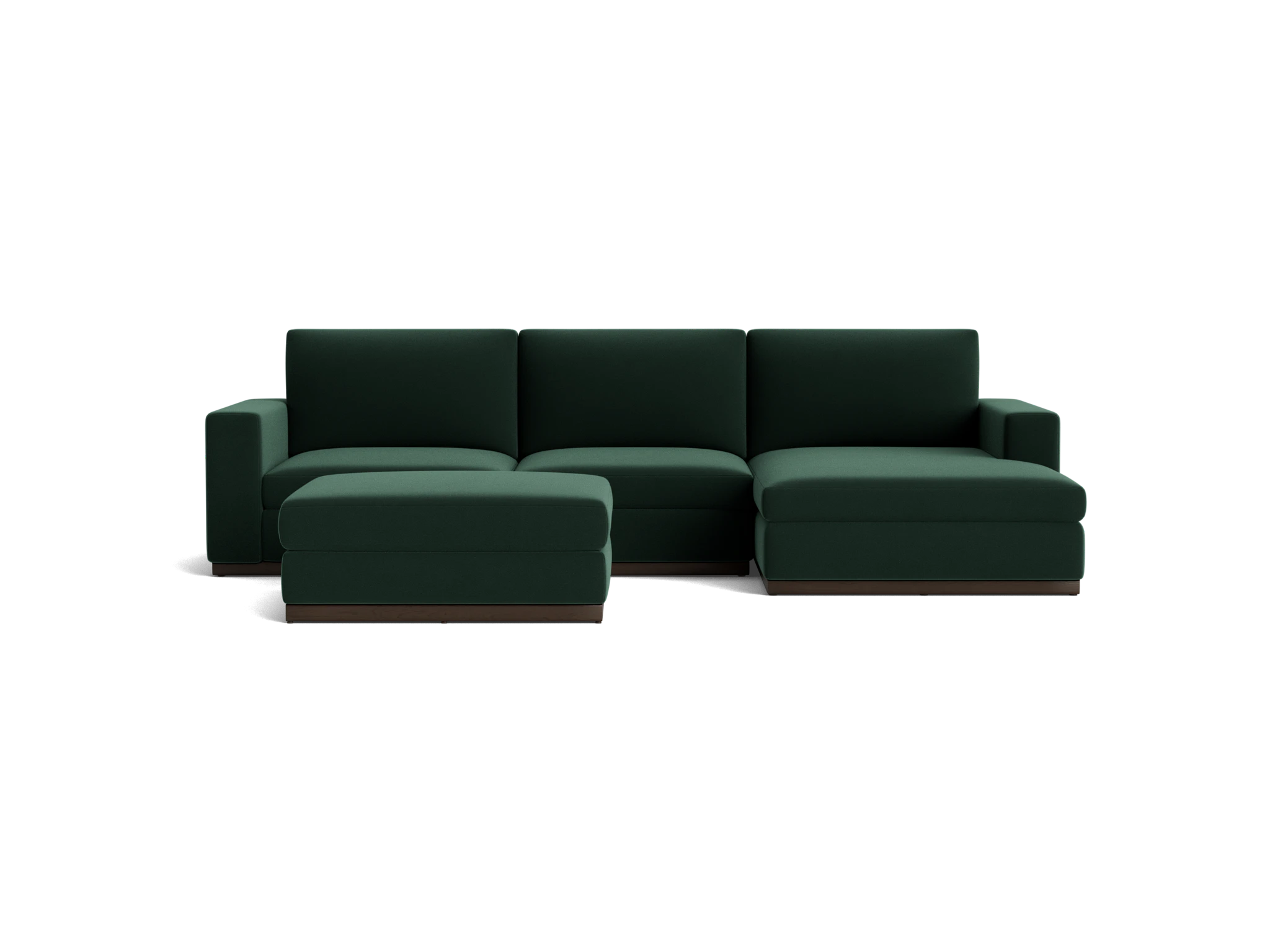 holt sectional ottoman royale evergreen