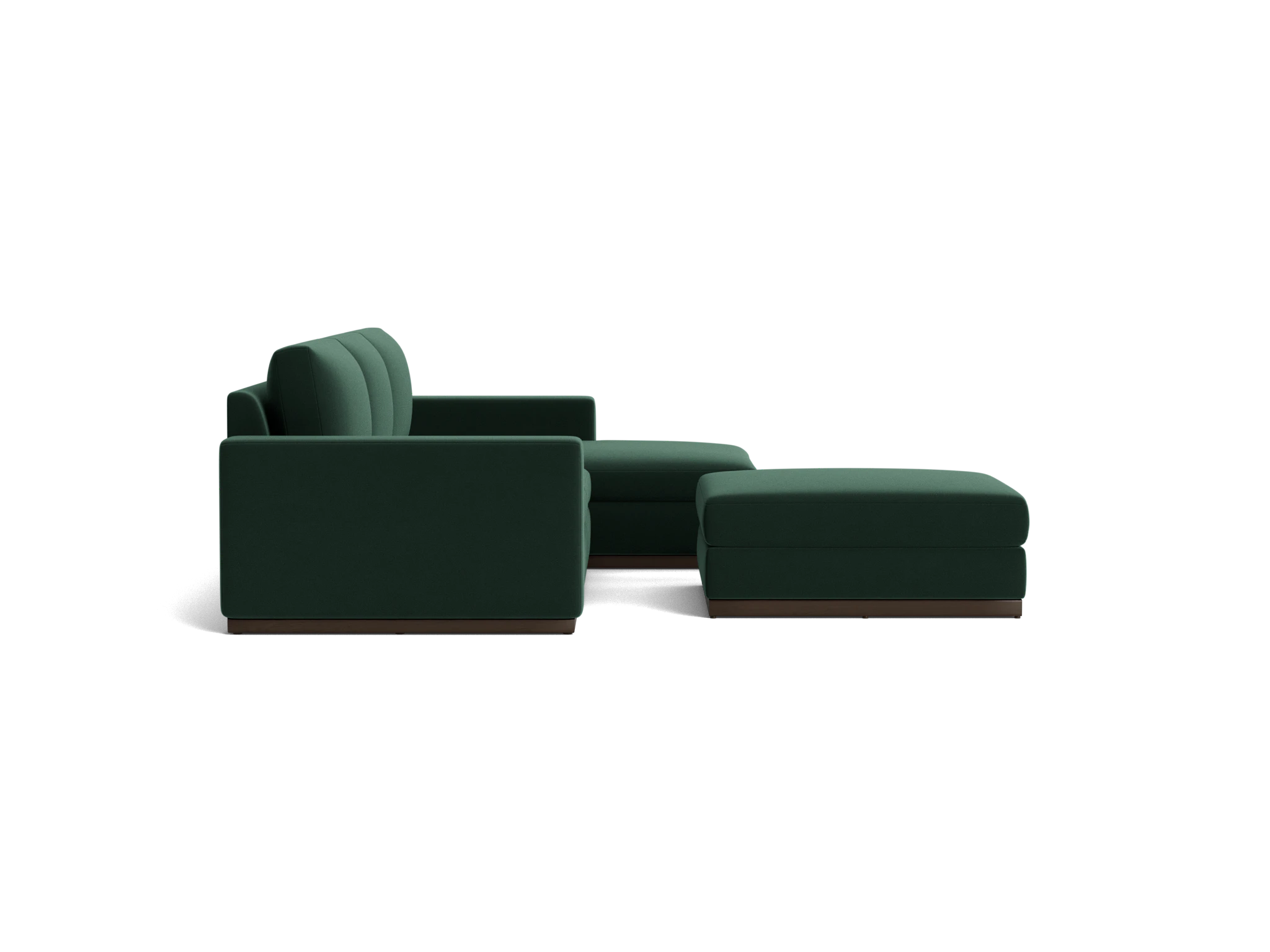holt sectional ottoman royale evergreen
