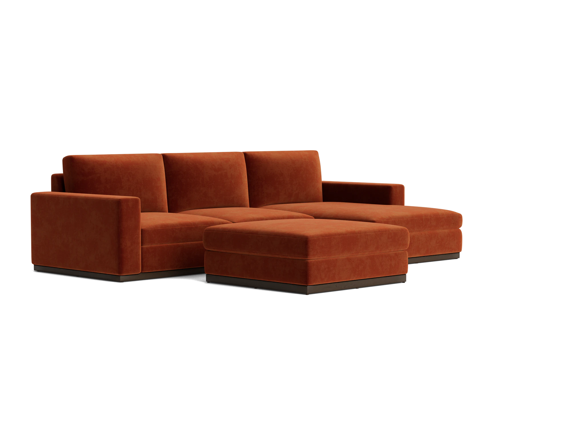 holt sectional ottoman harper cinnamon