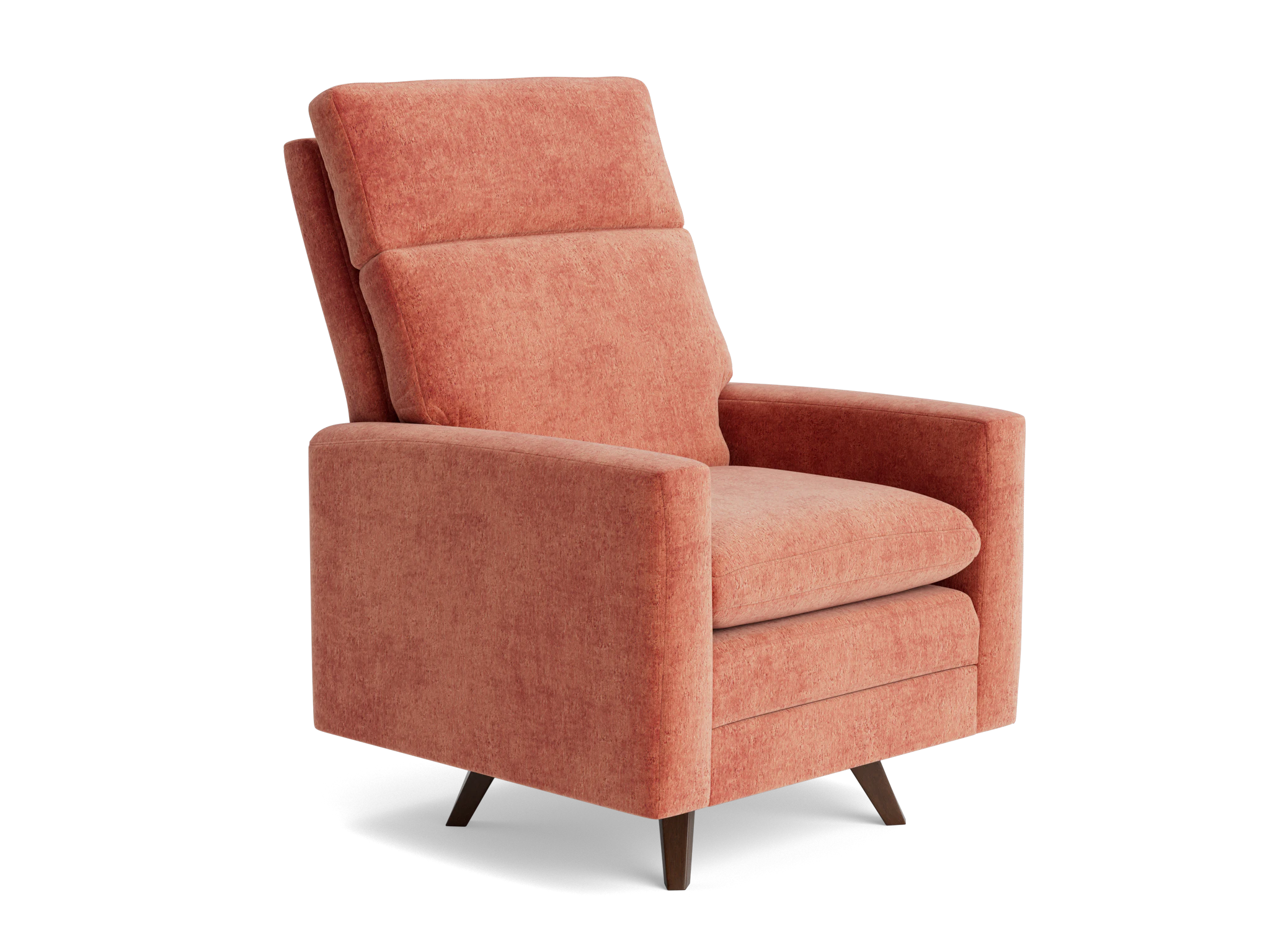 beck swivel chair plush terra rose