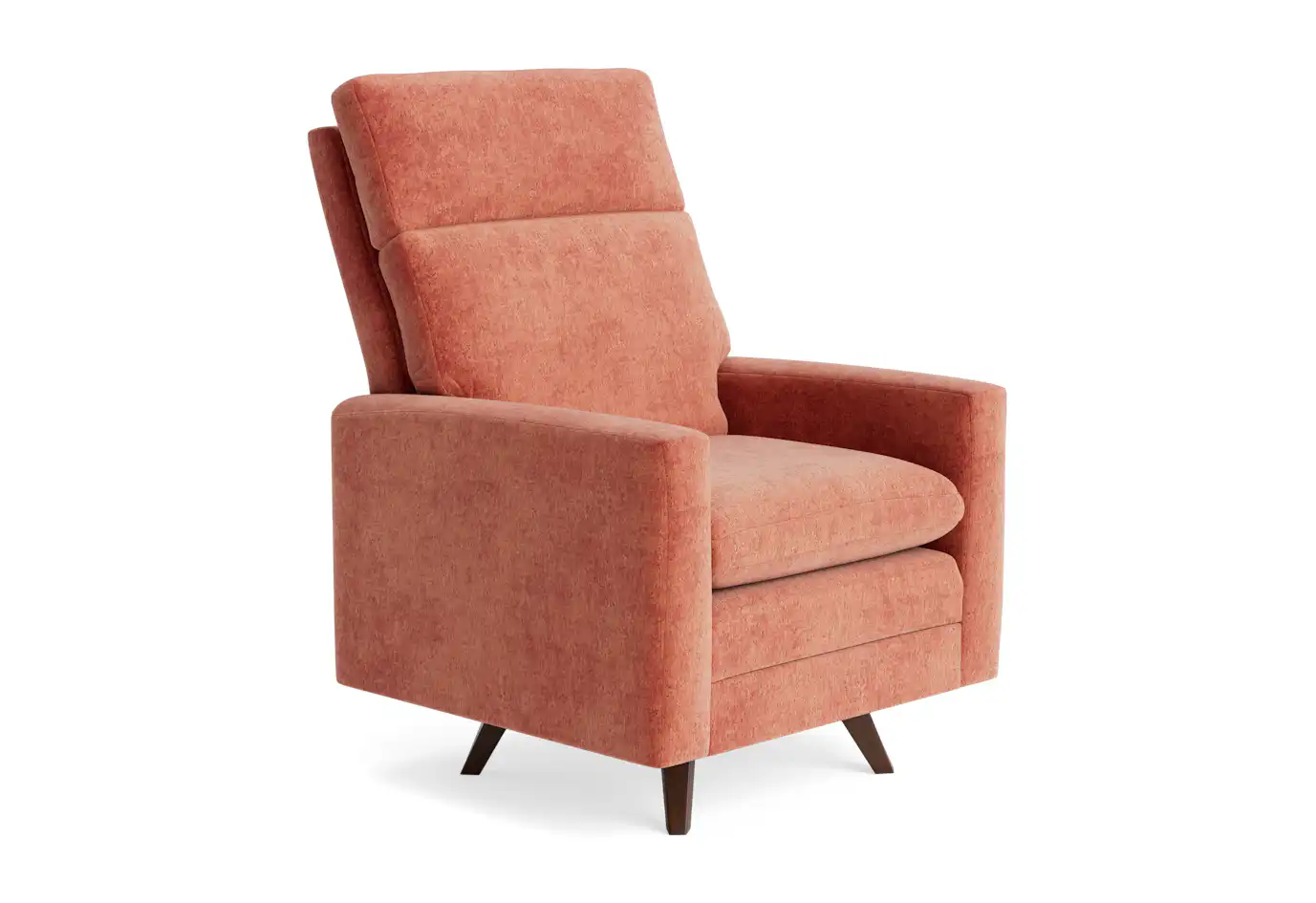 beck swivel chair plush terra rose