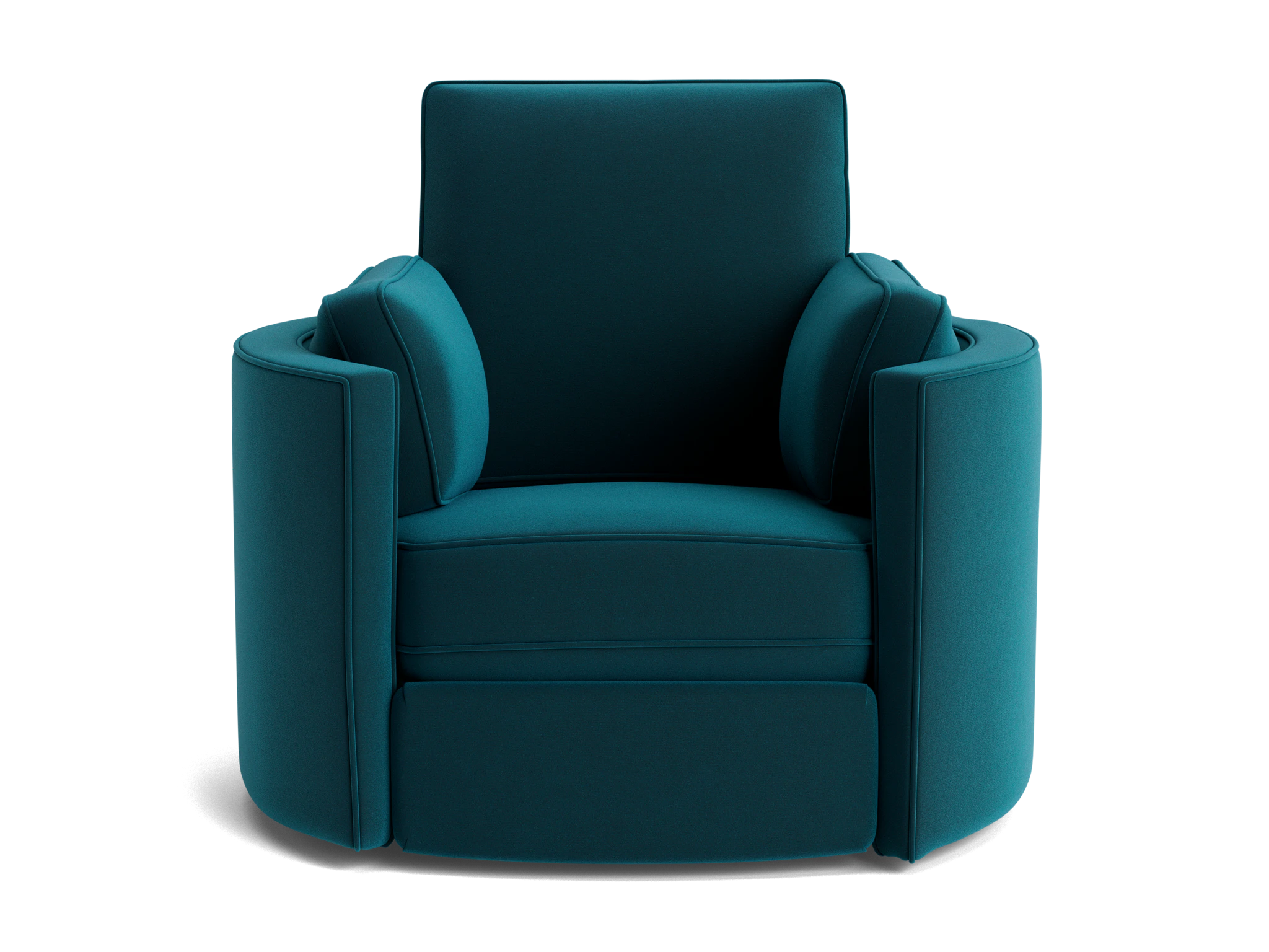 corey swivel chair royale peacock
