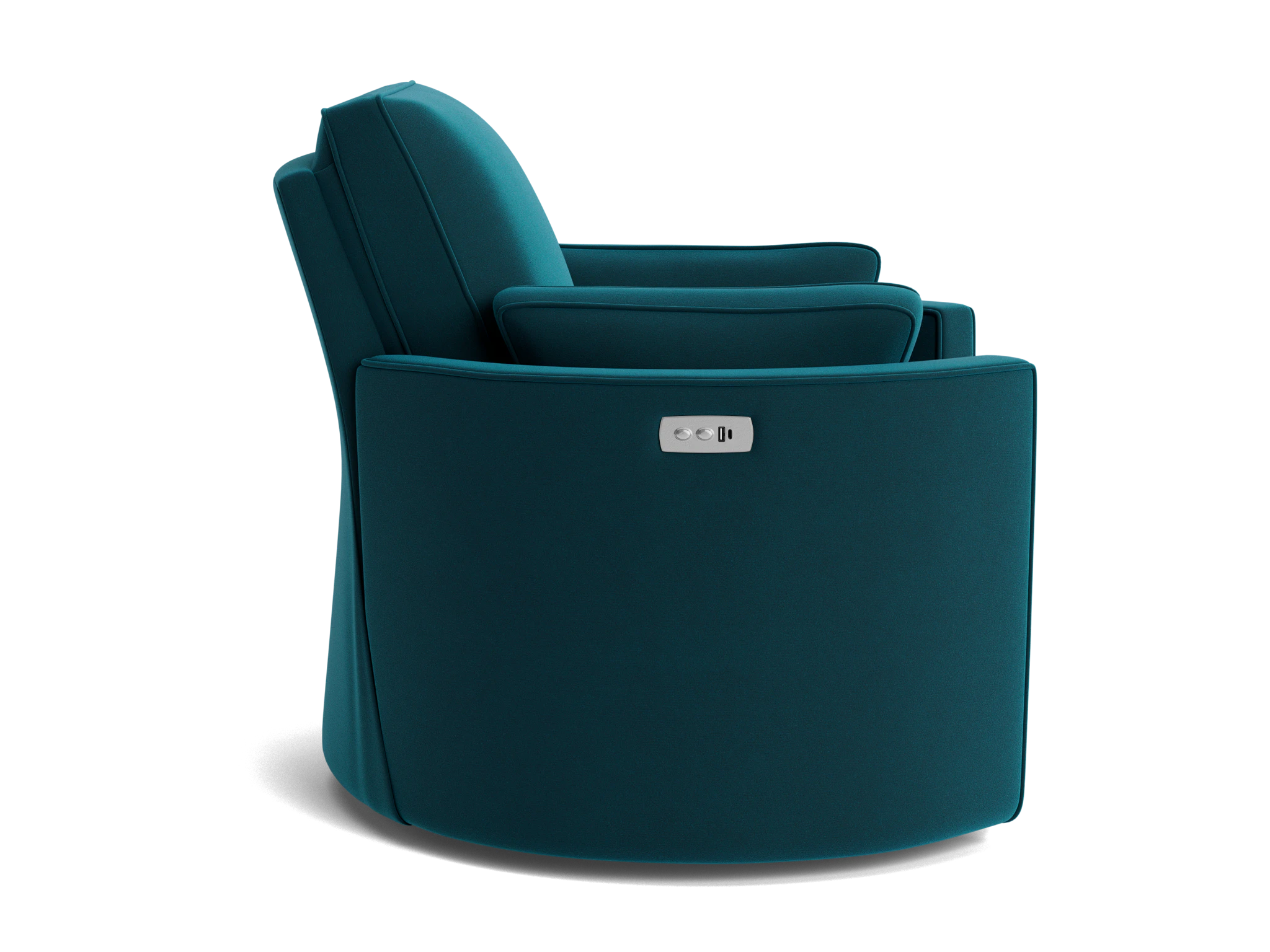 corey swivel chair royale peacock