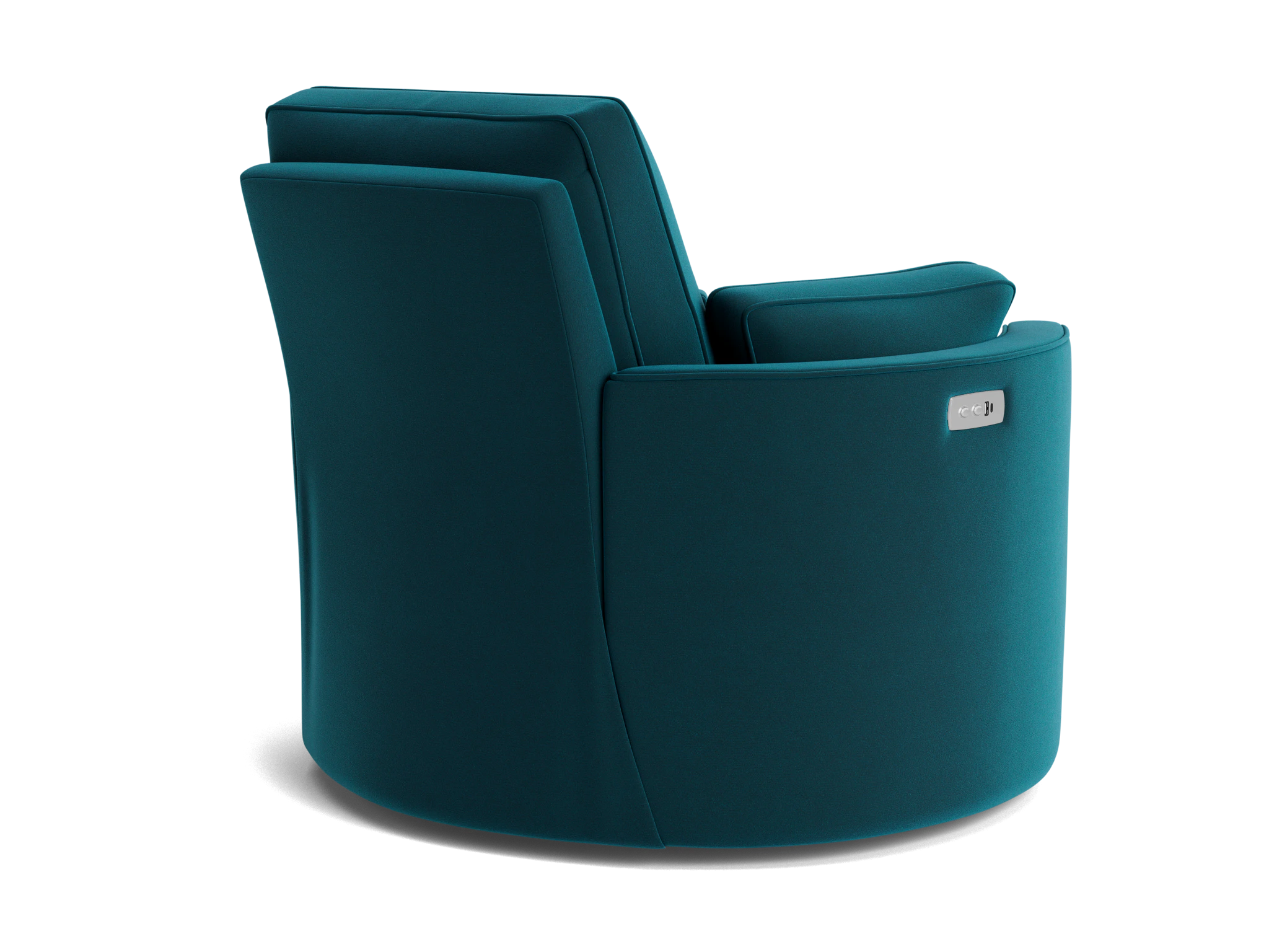 corey swivel chair royale peacock