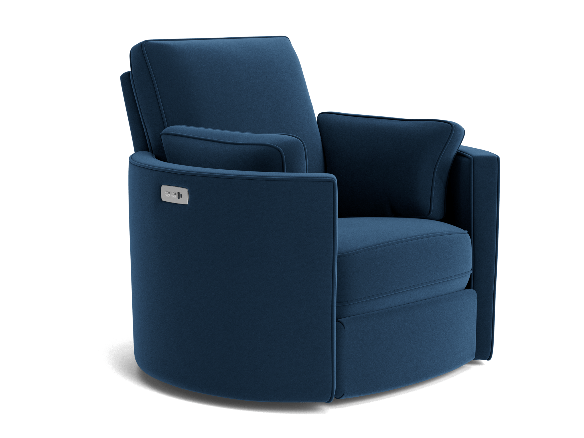 corey swivel chair royale cobalt