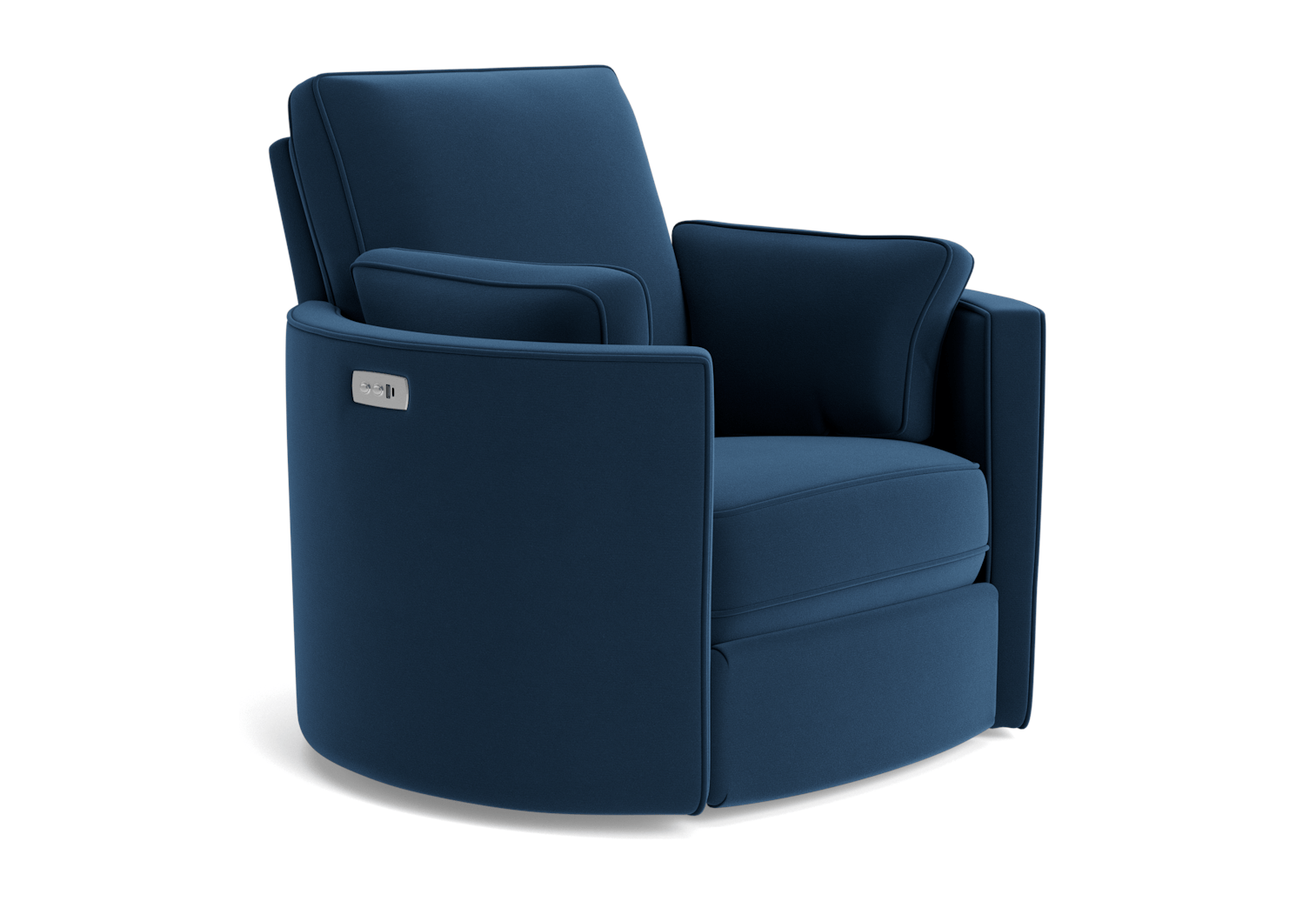 corey swivel chair royale cobalt