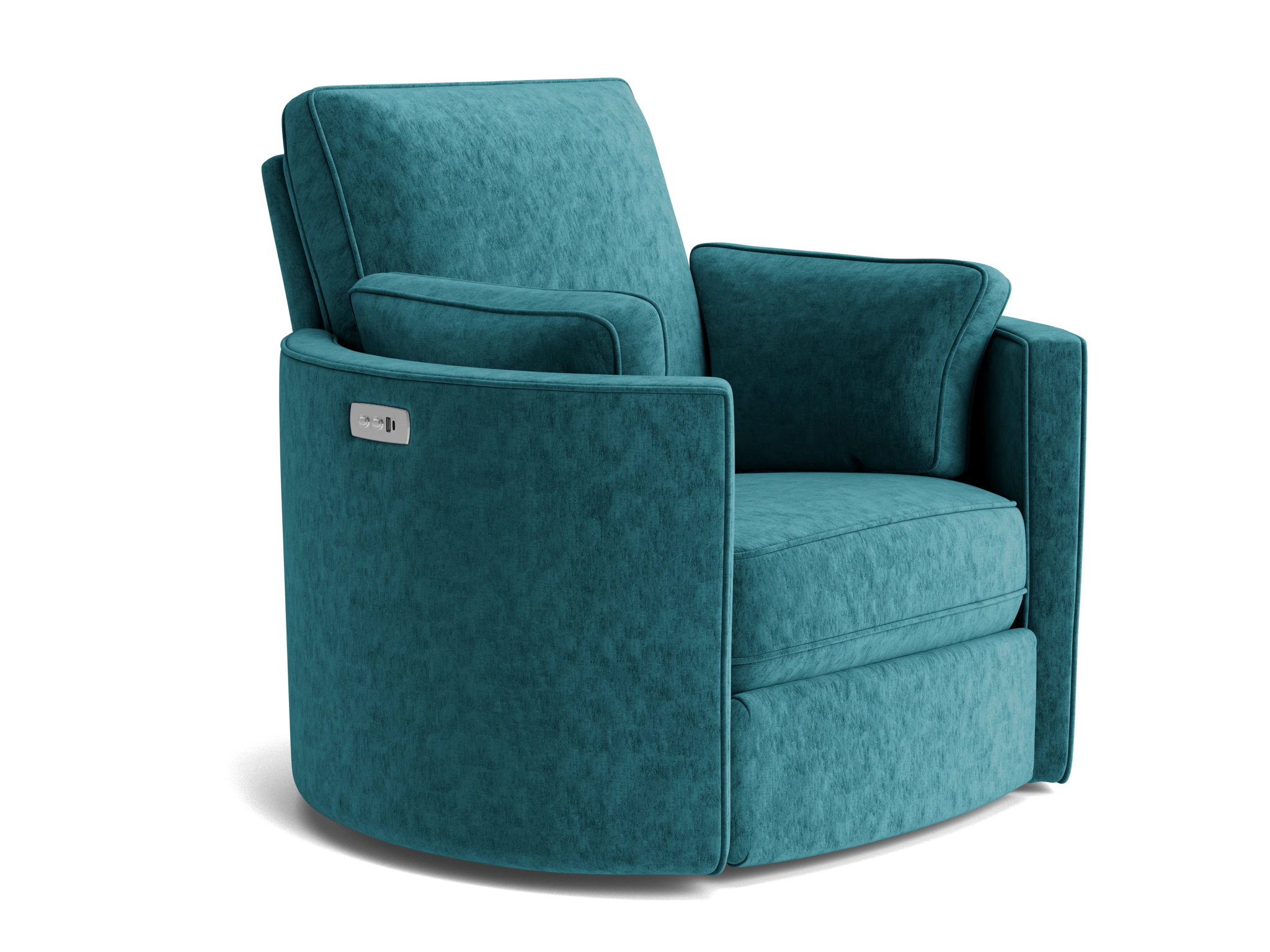 corey swivel chair prime peacock