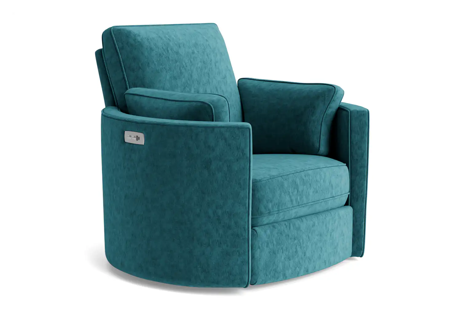 corey swivel chair prime peacock