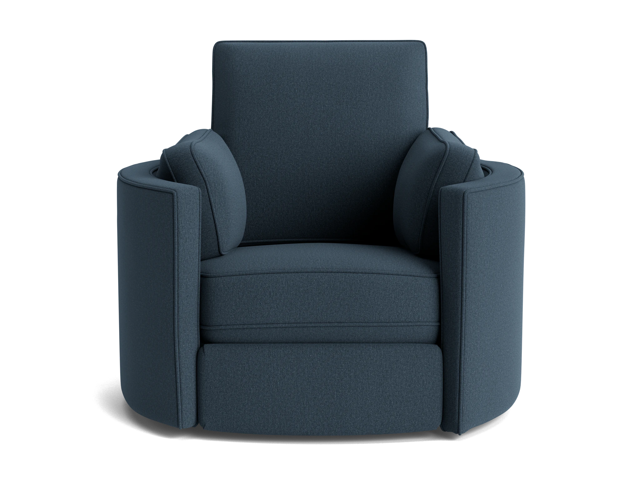 corey swivel chair faithful indigo