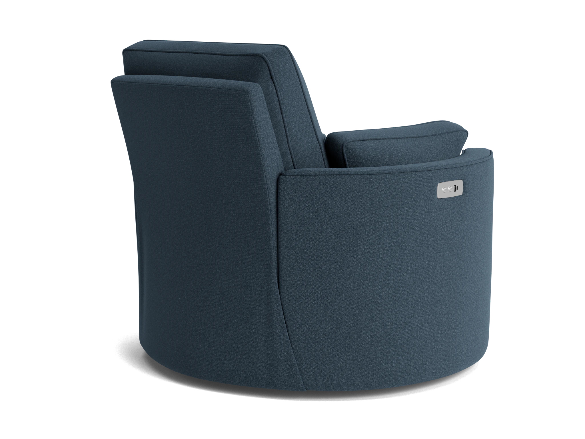 corey swivel chair faithful indigo