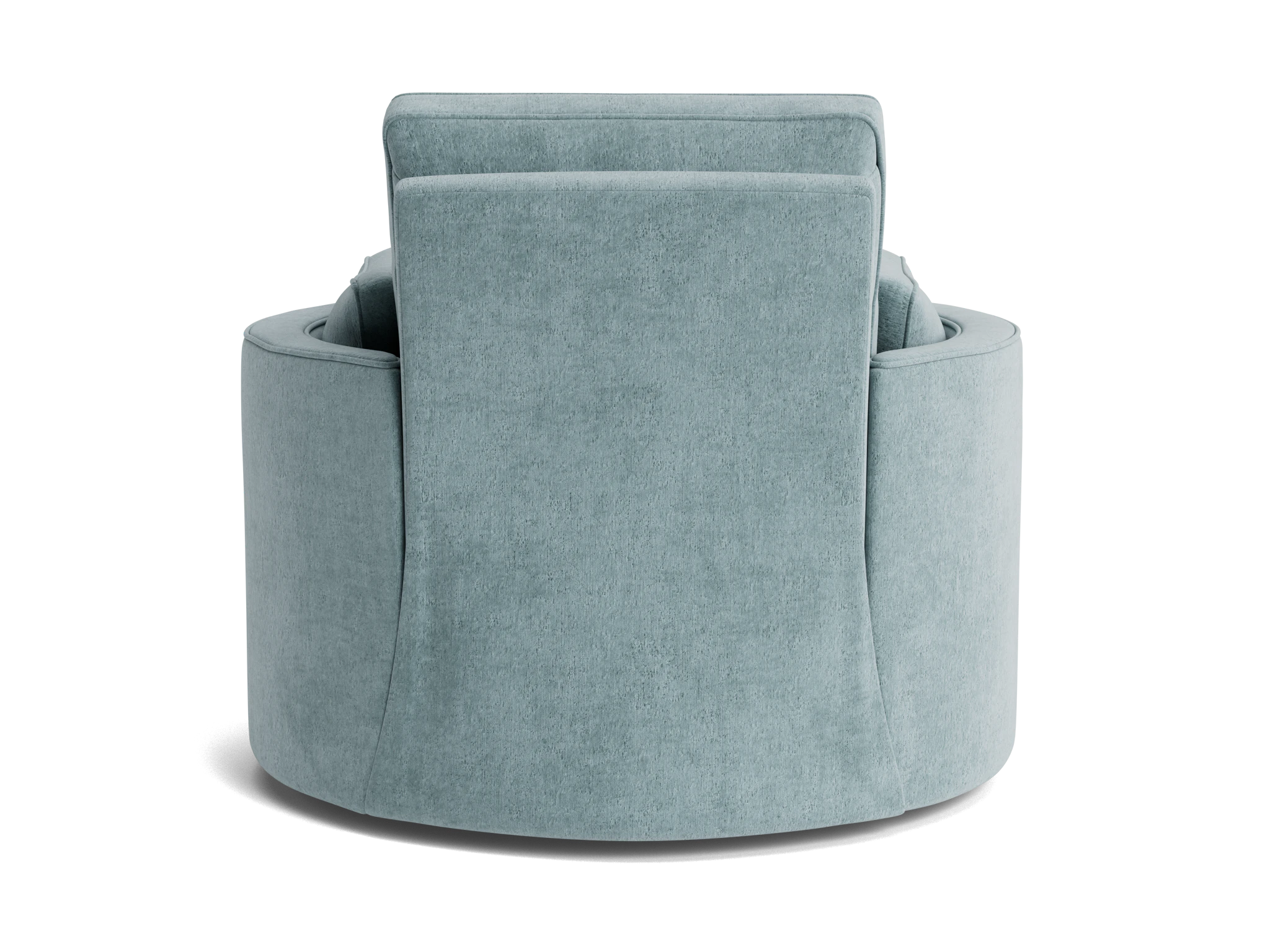 corey swivel chair plush mist
