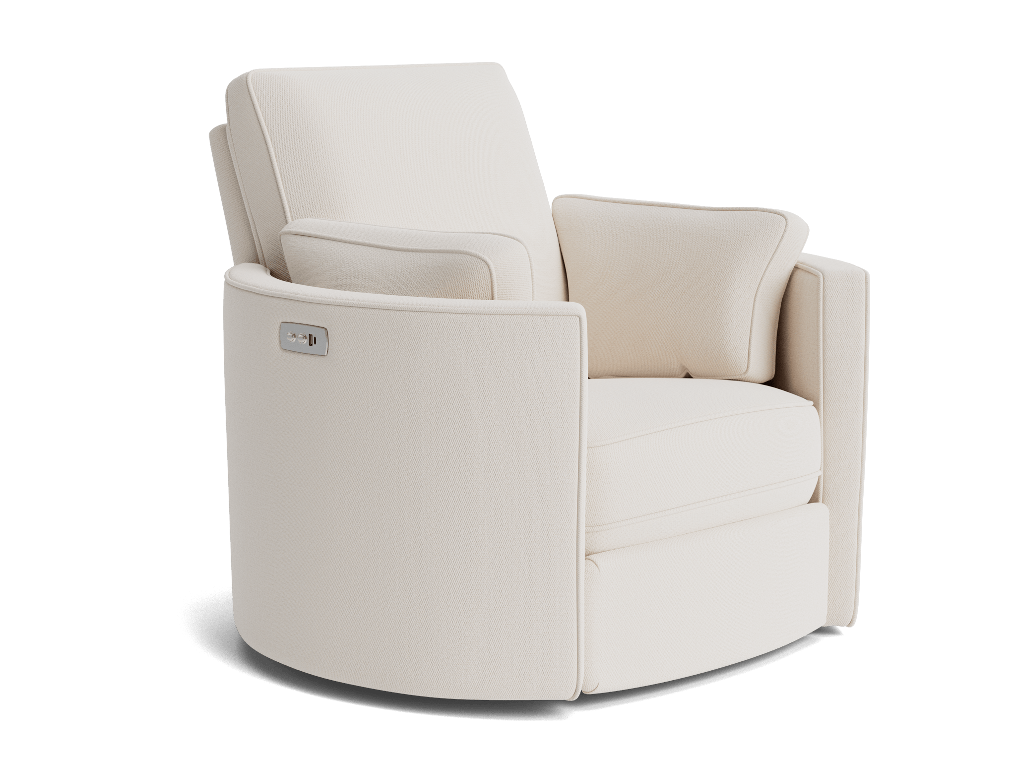 corey swivel chair caspiar ivory