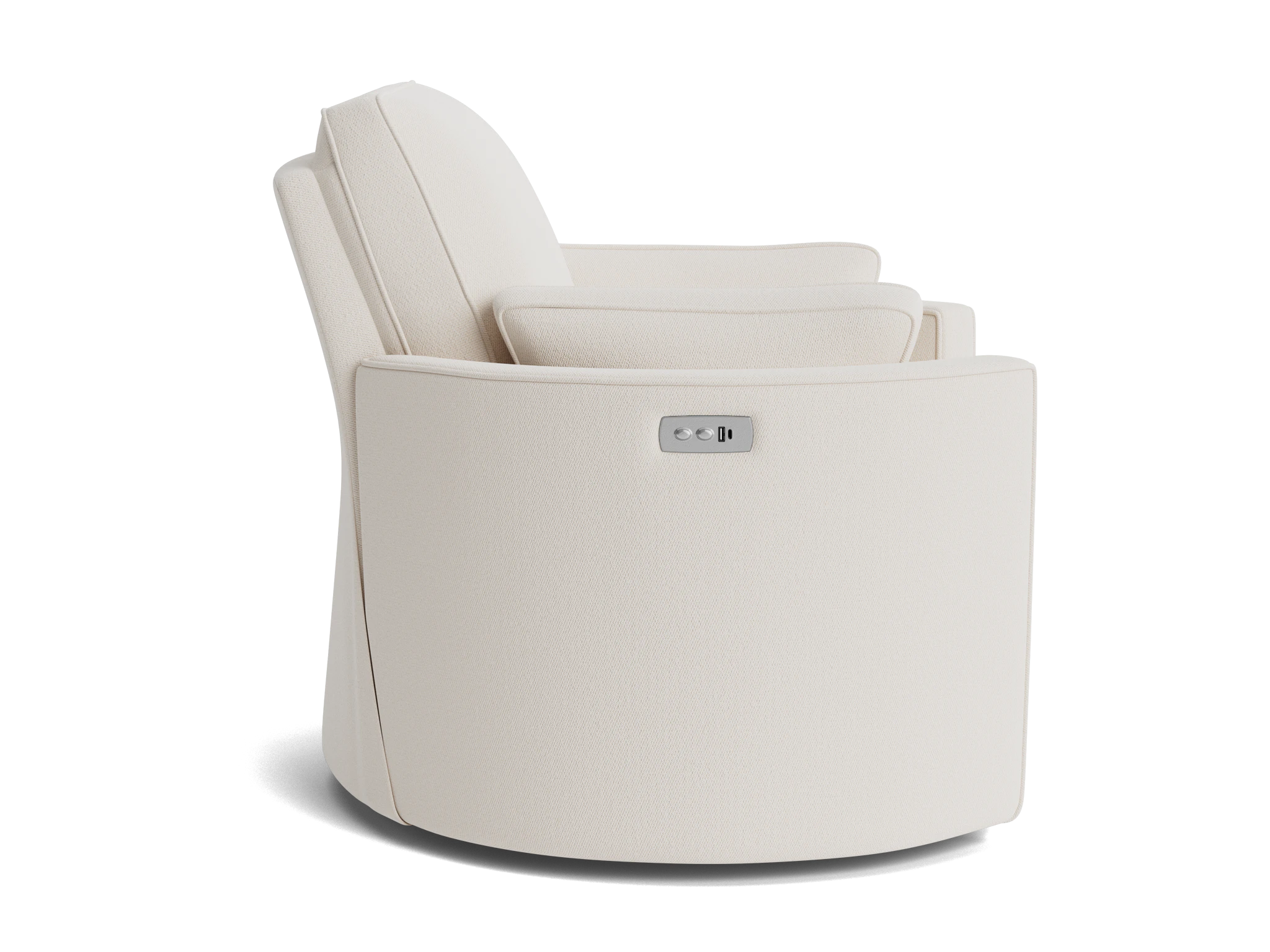 corey swivel chair caspiar ivory